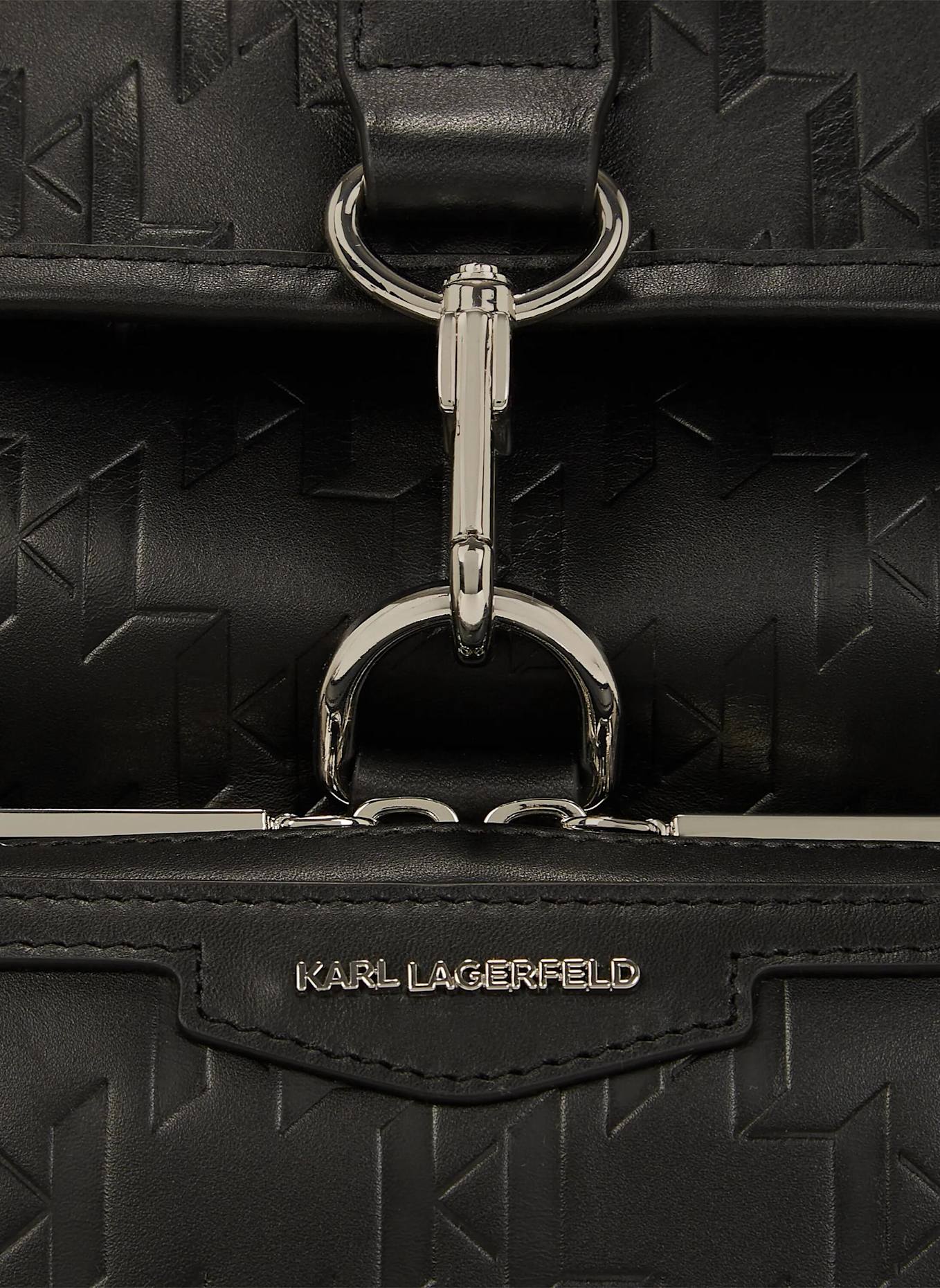 KARL LAGERFELD Rucksack: SCHWARZ