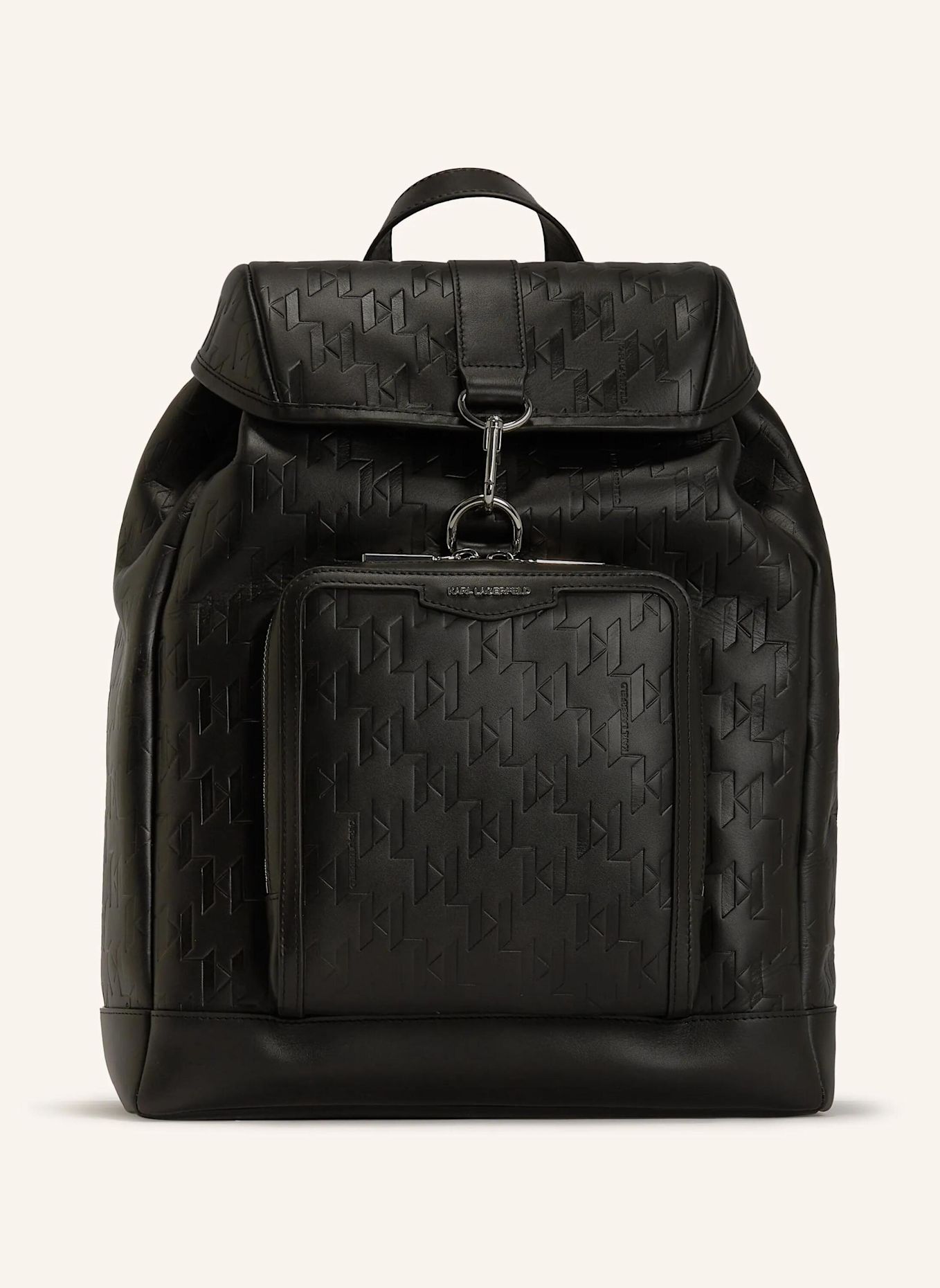 KARL LAGERFELD Rucksack: SCHWARZ