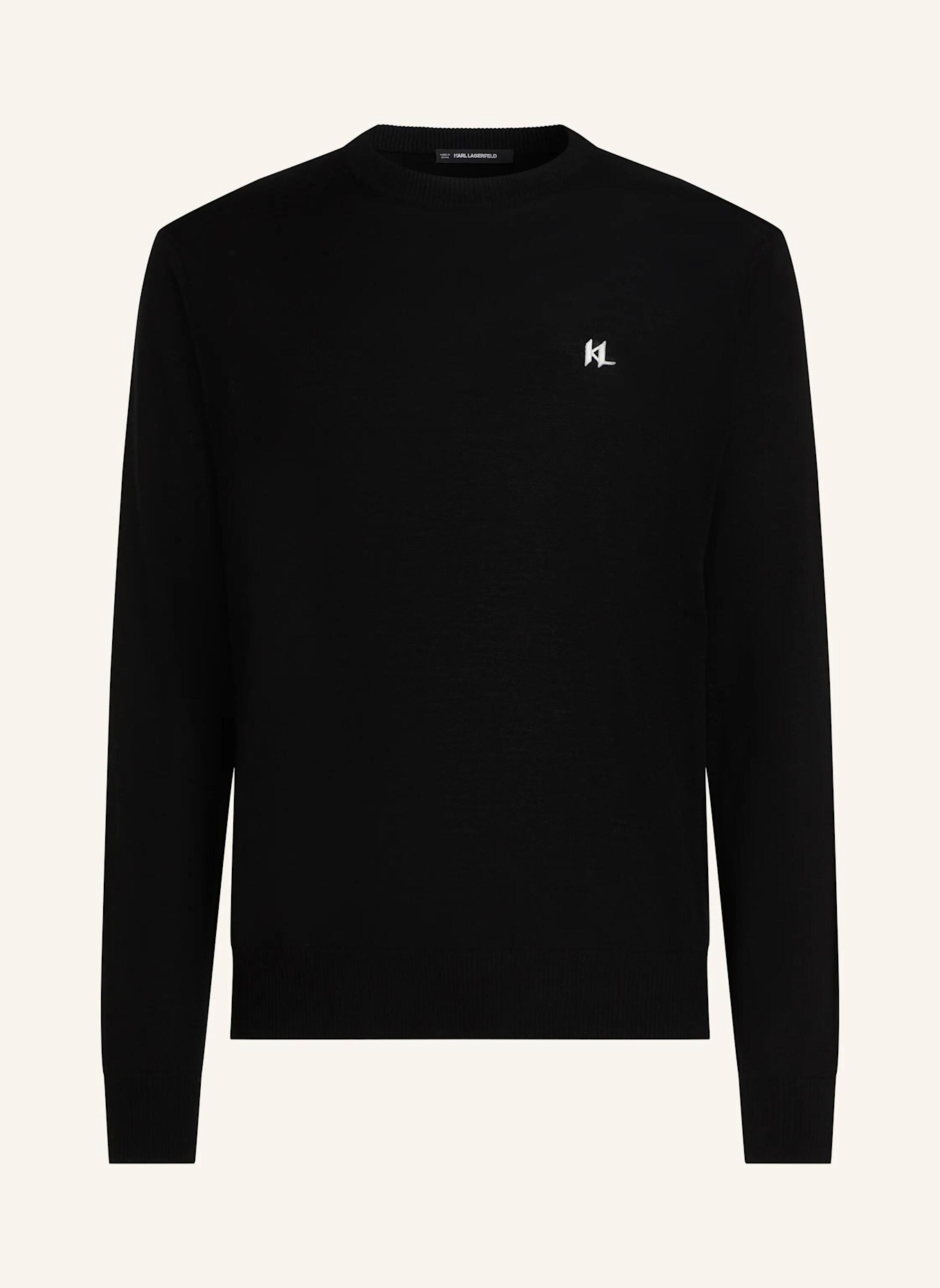 KARL LAGERFELD Sweatshirt: SCHWARZ