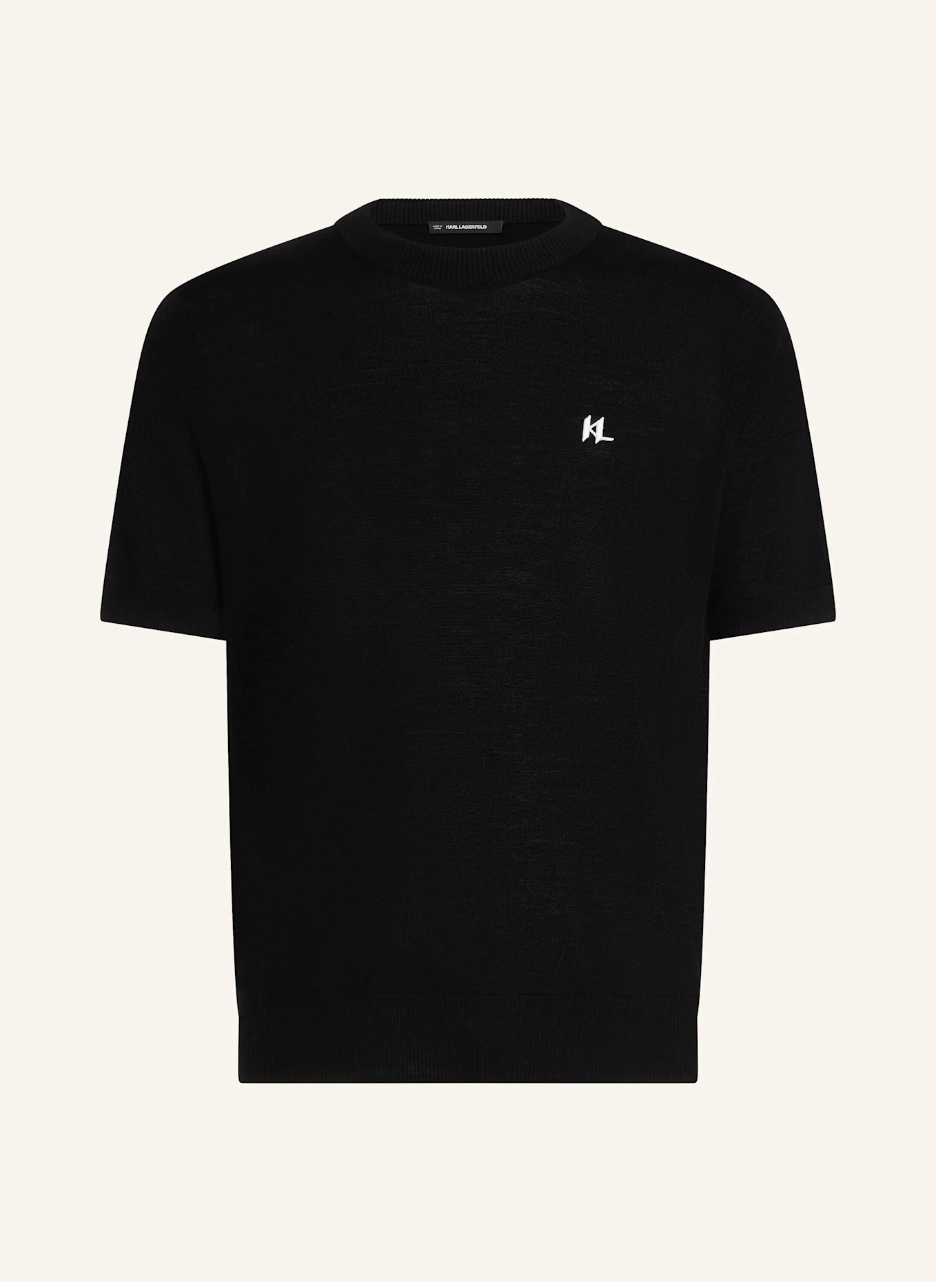 KARL LAGERFELD Sweatshirt: SCHWARZ