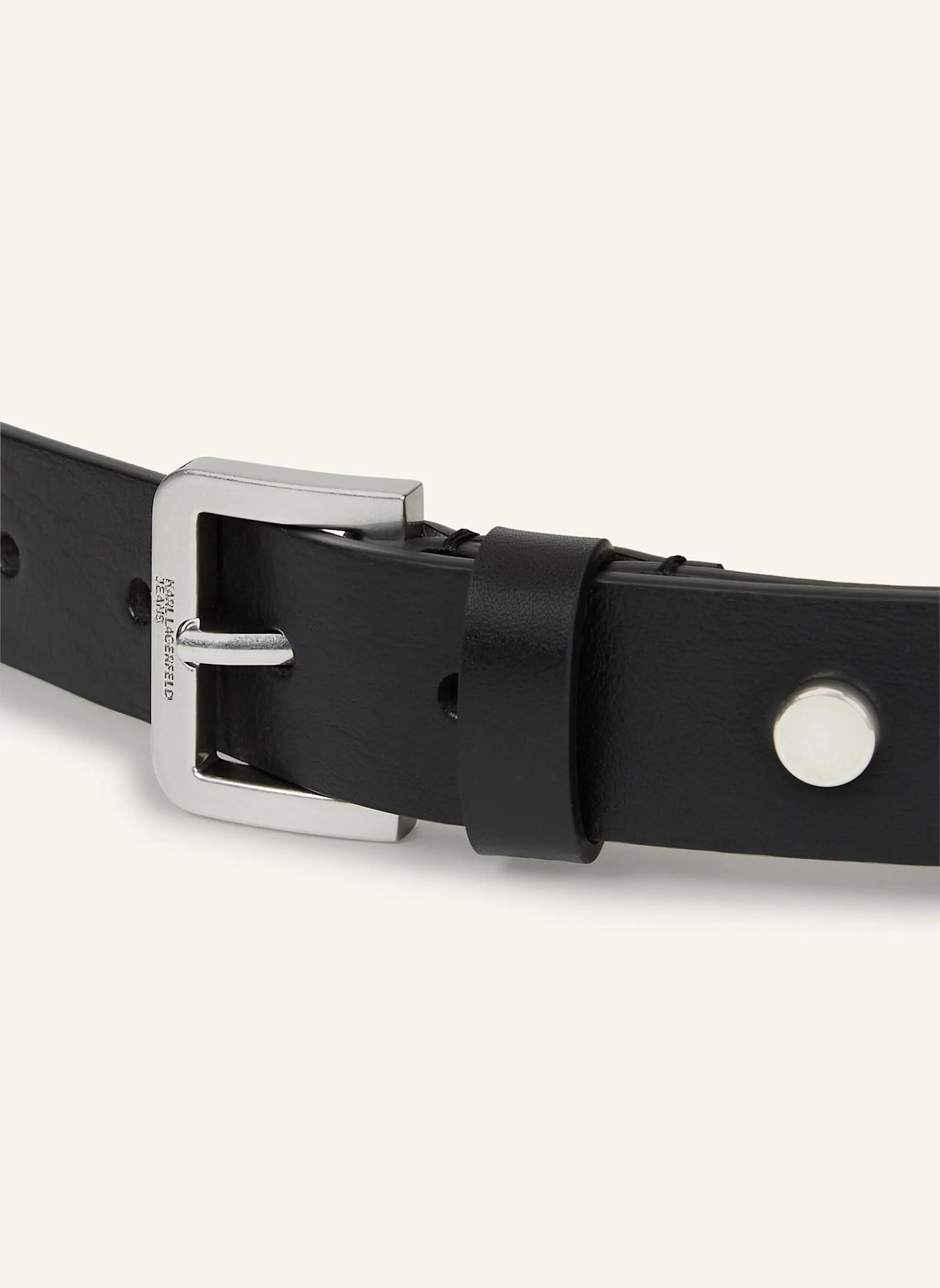 KARL LAGERFELD JEANS Gürtel: SCHWARZ