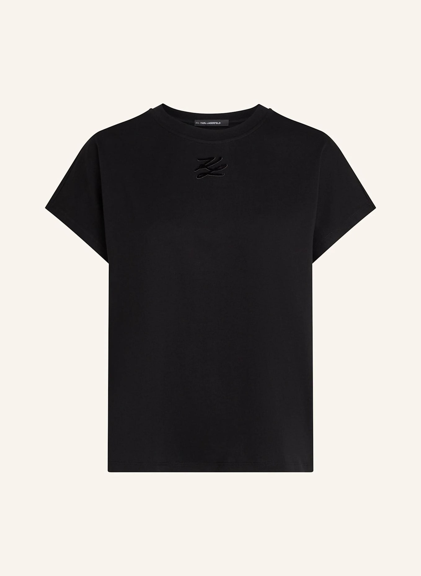 KARL LAGERFELD T-shirt: SCHWARZ