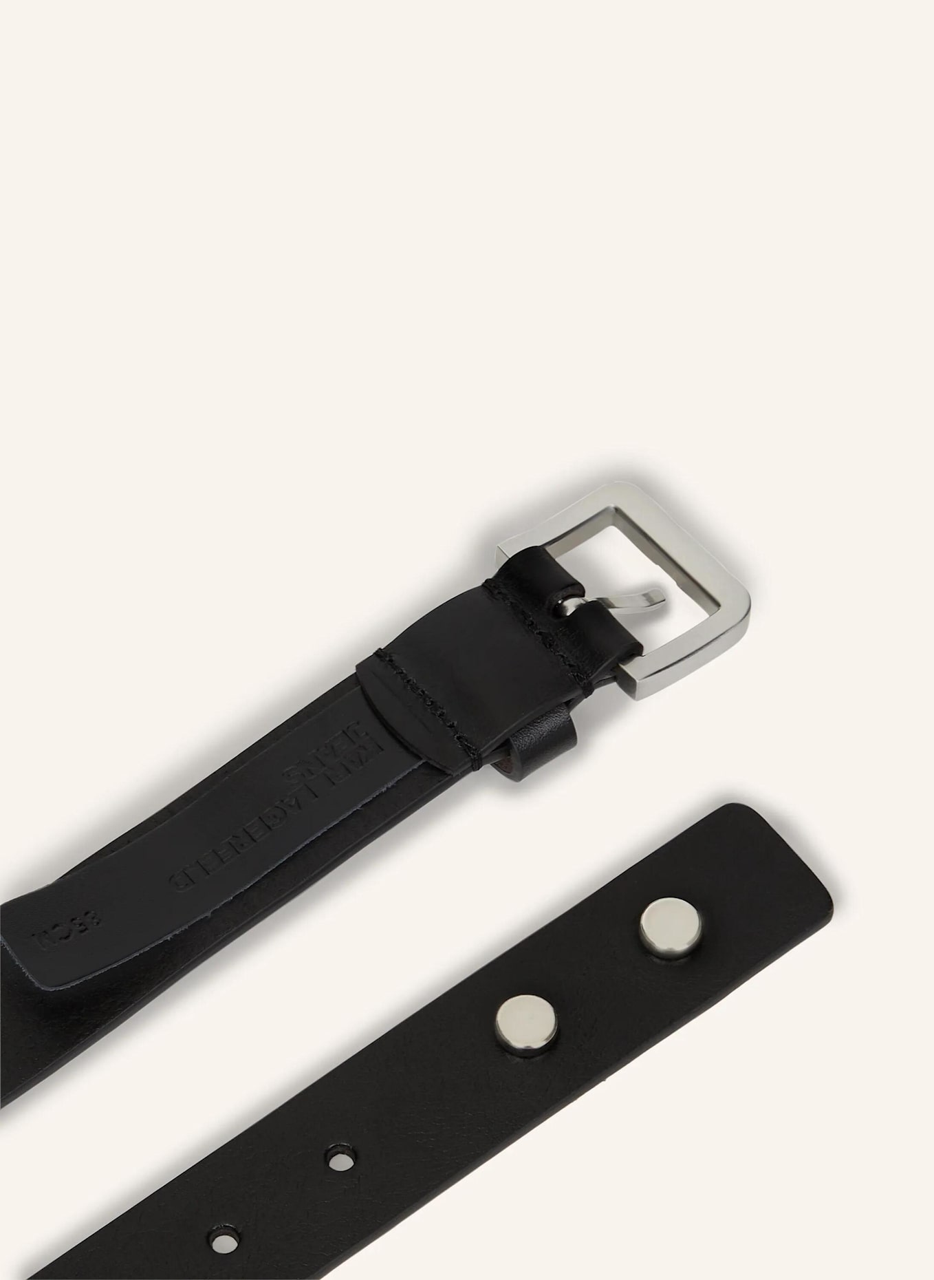 KARL LAGERFELD JEANS Gürtel: SCHWARZ