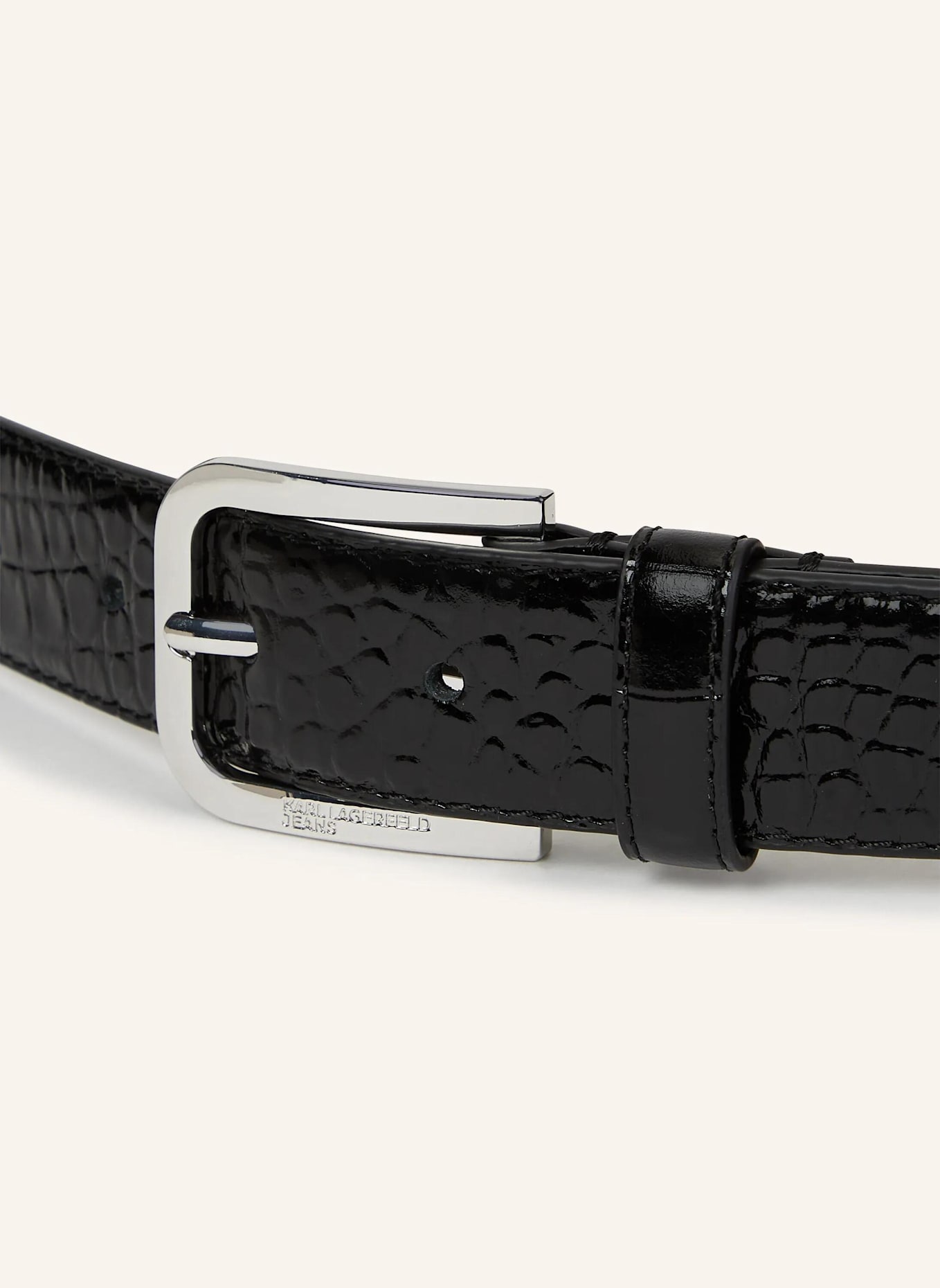 KARL LAGERFELD JEANS Gürtel: SCHWARZ