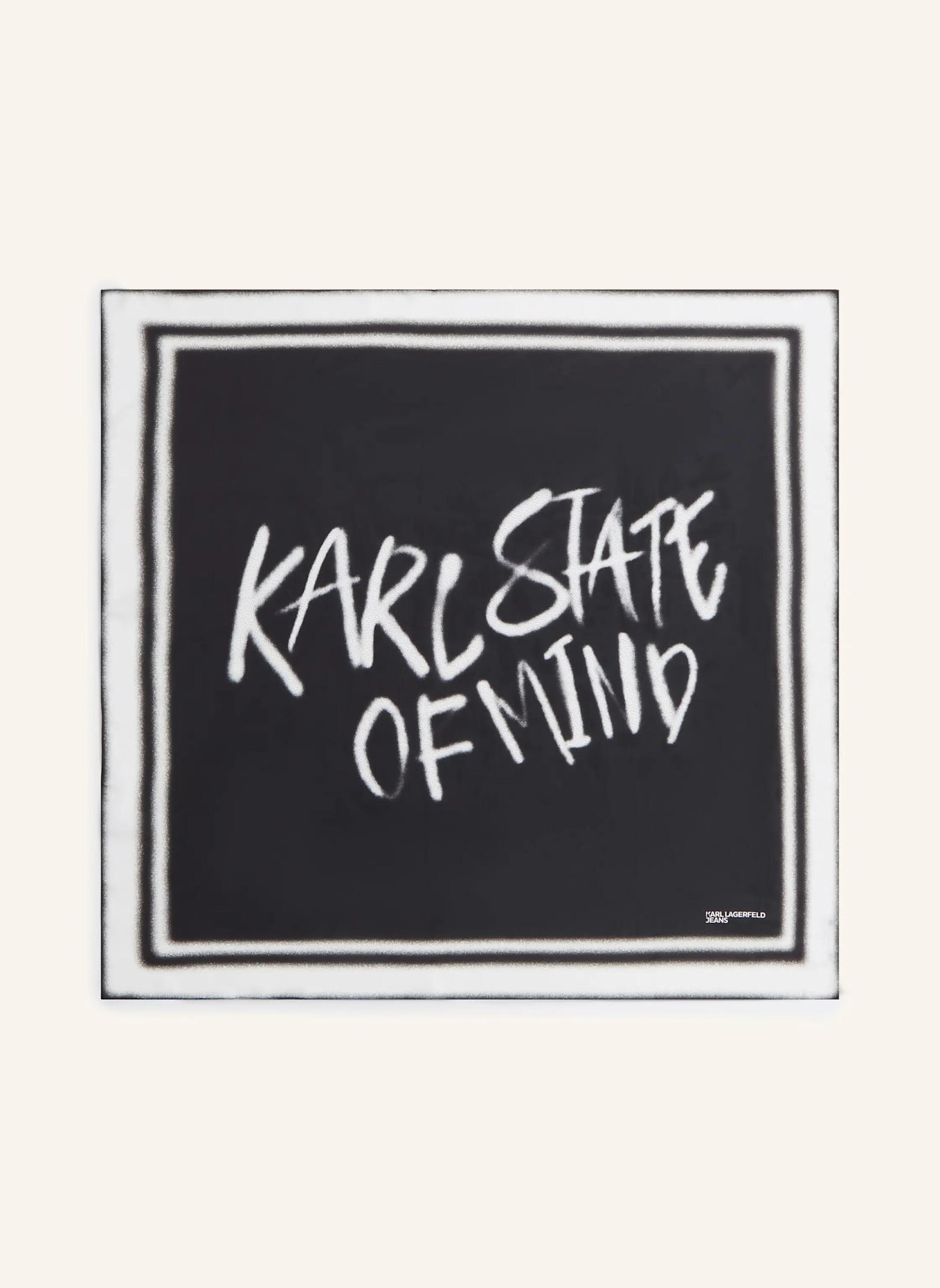 KARL LAGERFELD JEANS Schal: SCHWARZ