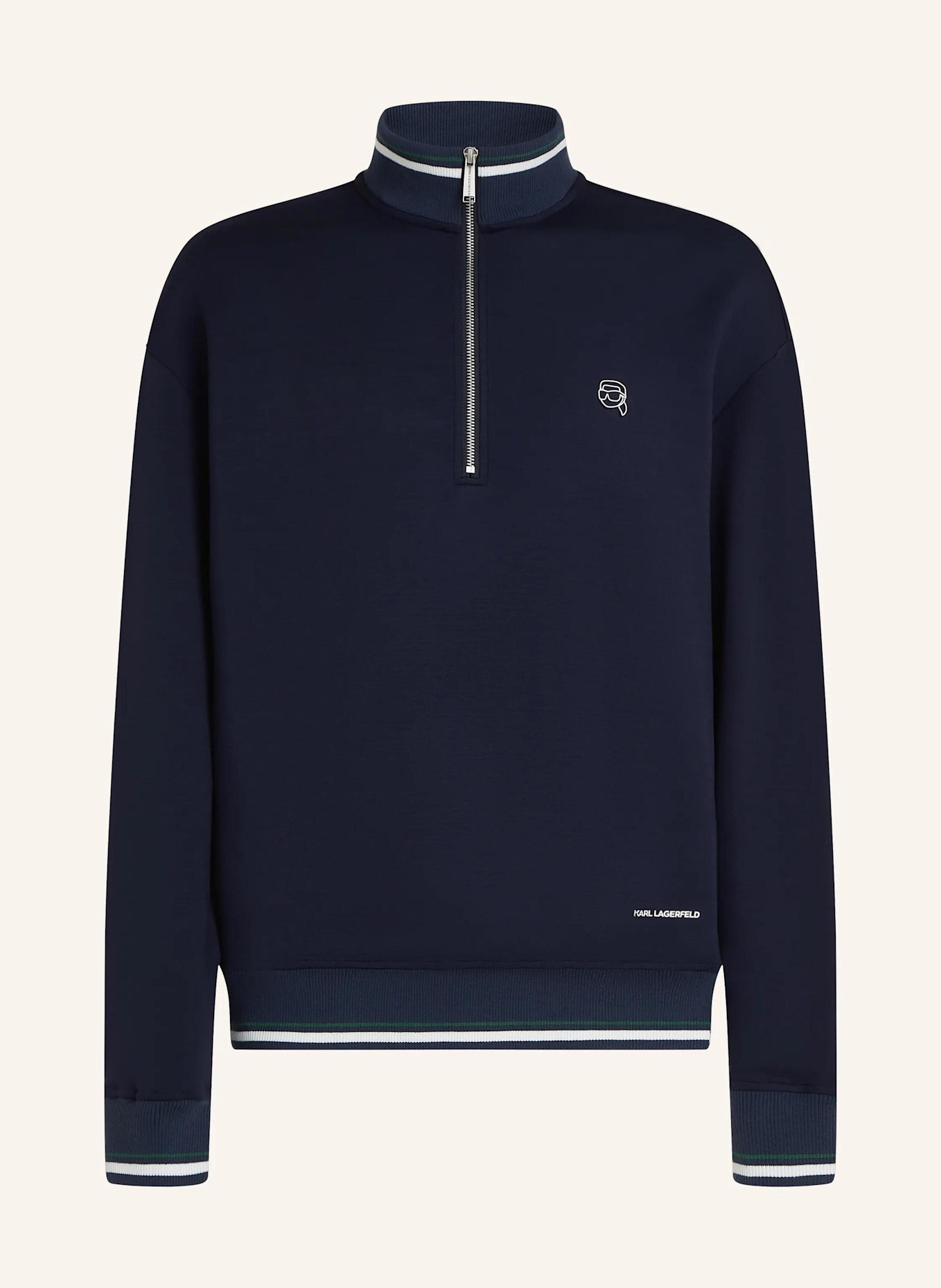 KARL LAGERFELD Sweatshirt: DUNKELBLAU