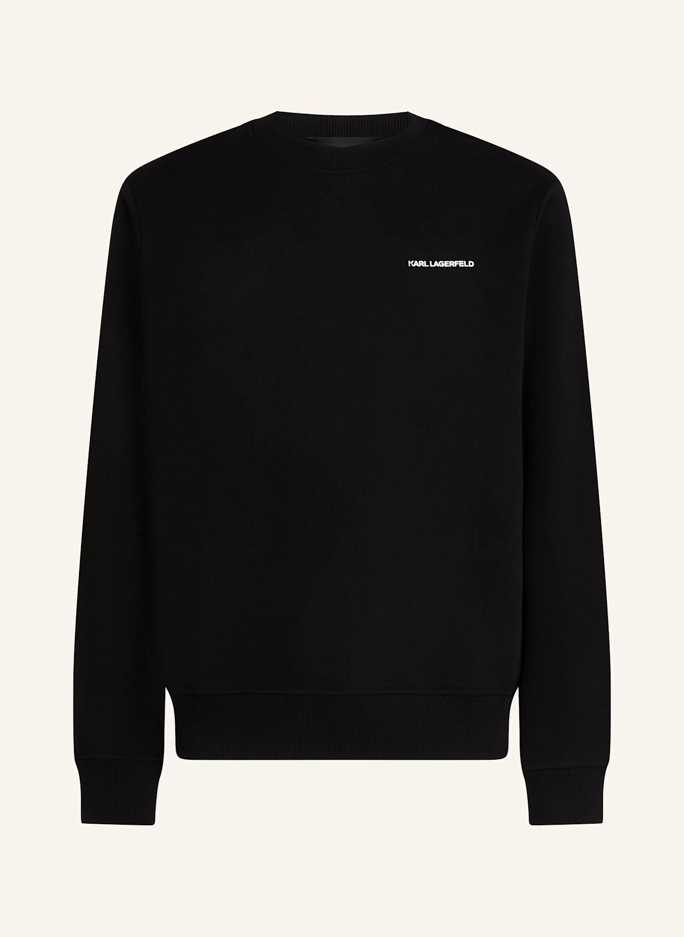 KARL LAGERFELD Sweatshirt: SCHWARZ