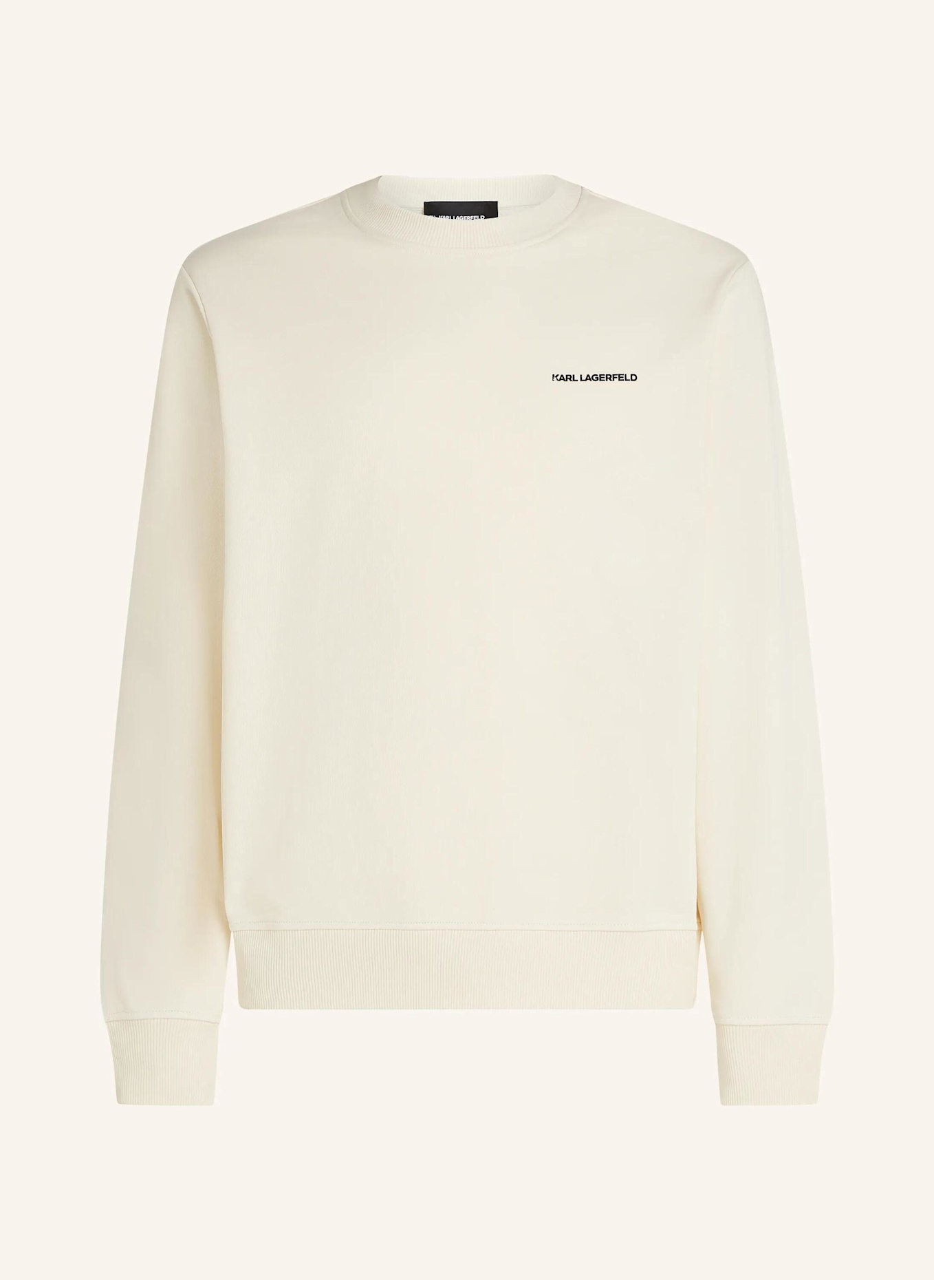 KARL LAGERFELD Sweatshirt: BEIGE