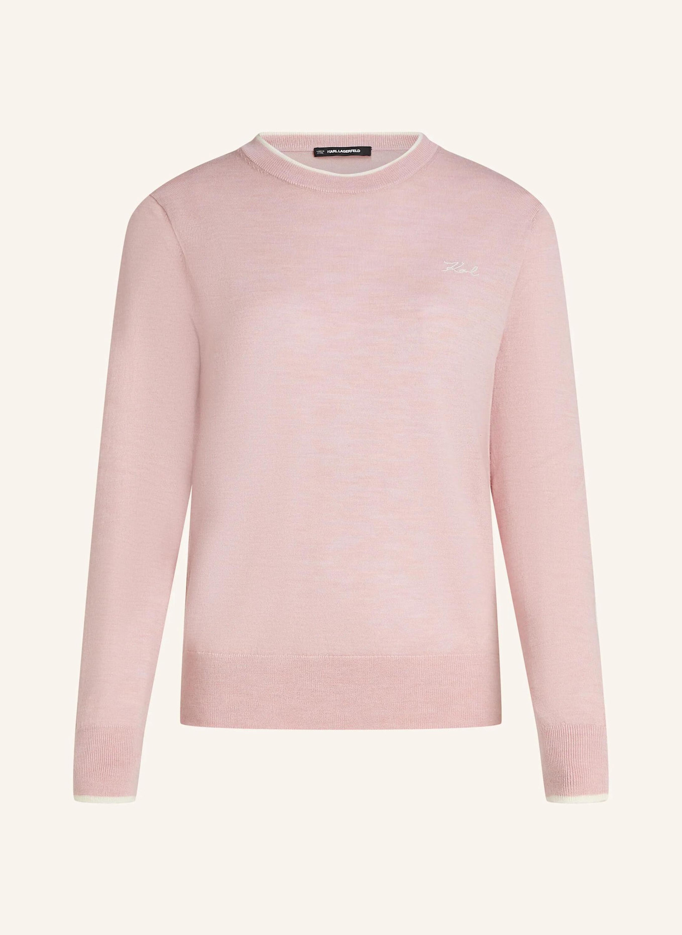 KARL LAGERFELD Sweatshirt: PINK