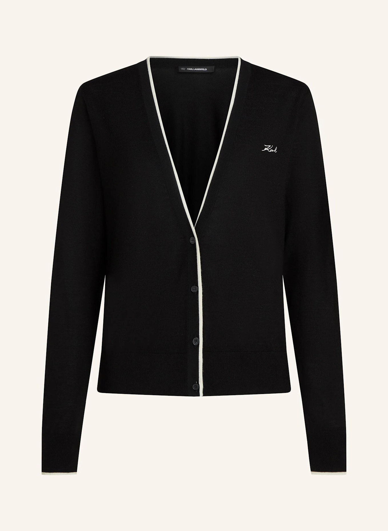 KARL LAGERFELD Sweatshirt: SCHWARZ