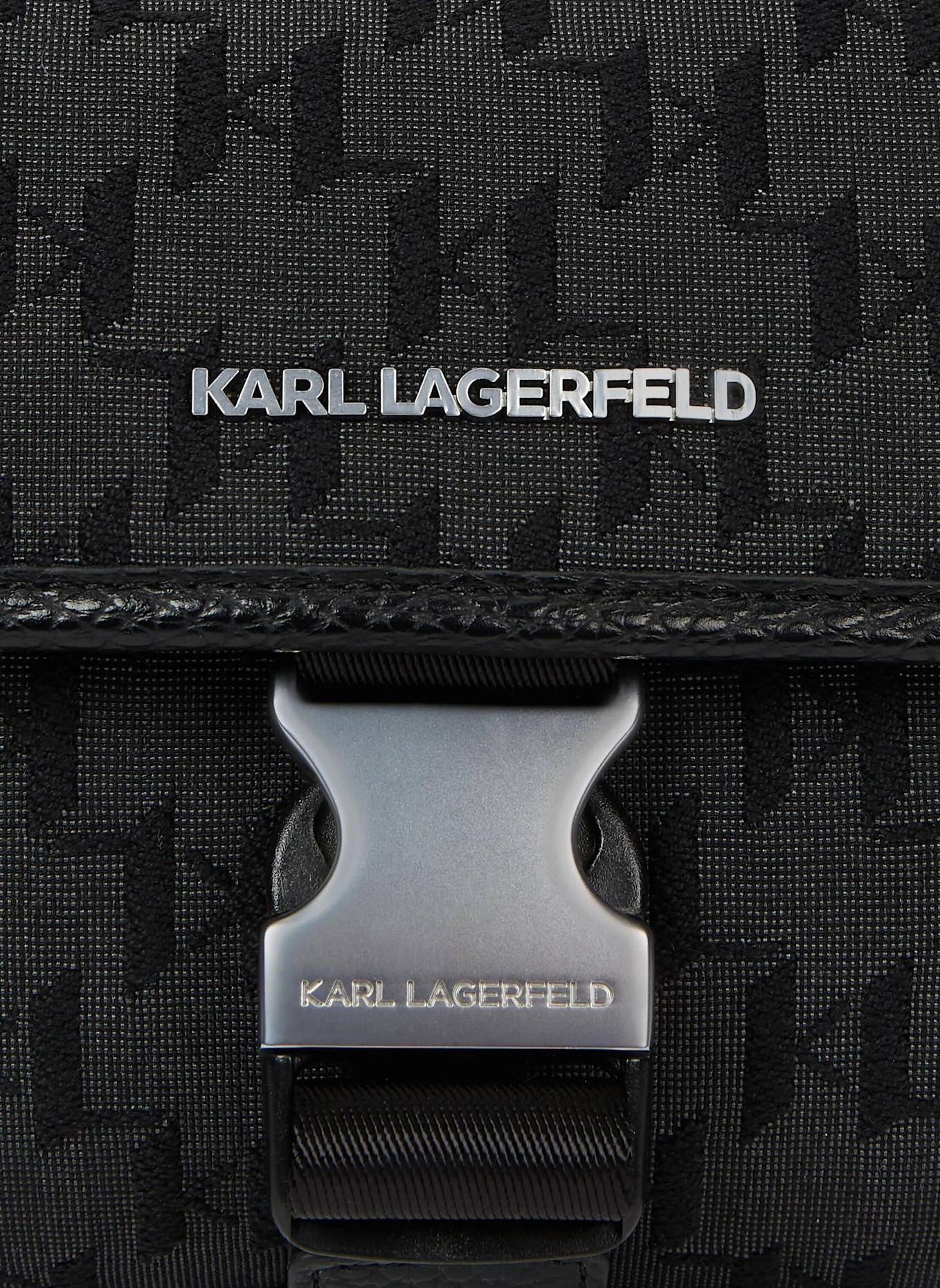 KARL LAGERFELD Umhängetasche: SCHWARZ