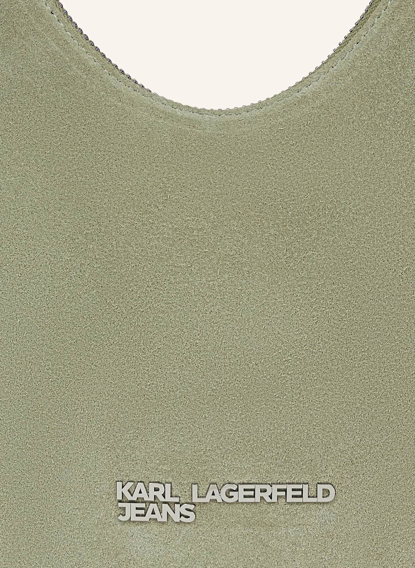 KARL LAGERFELD JEANS Hobo-Bag: HELLGRÜN