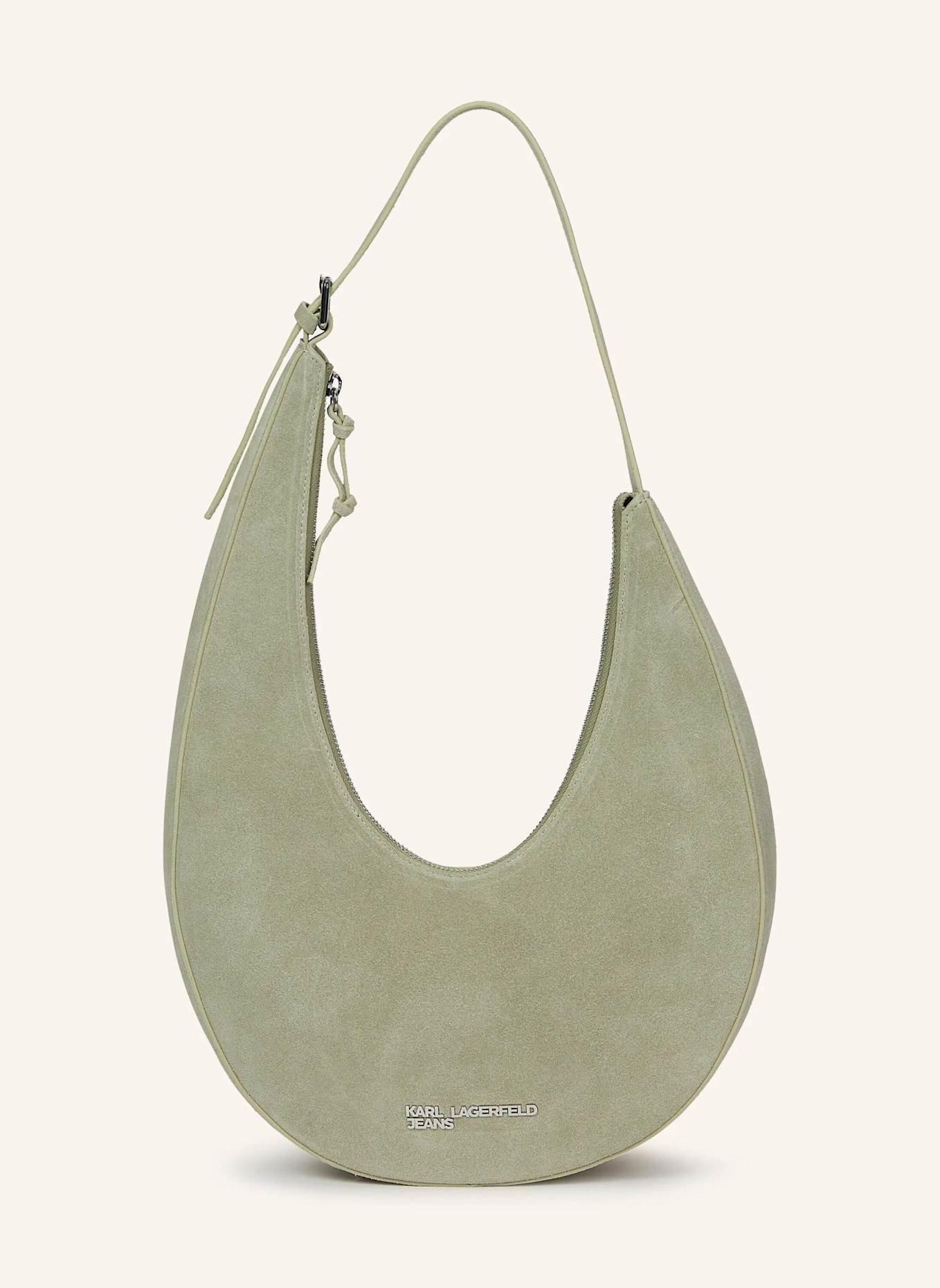 KARL LAGERFELD JEANS Hobo-Bag: HELLGRÜN