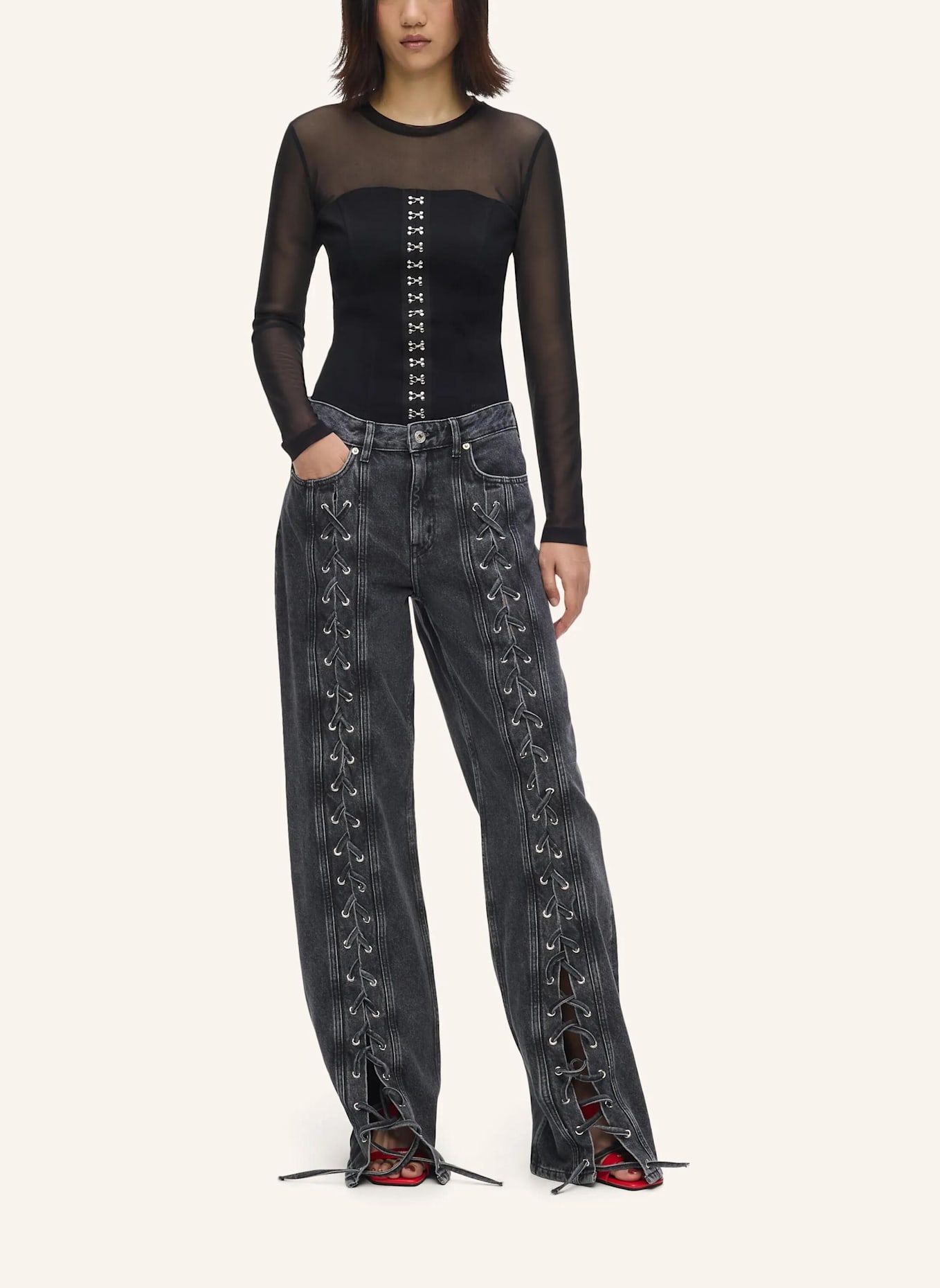 KARL LAGERFELD JEANS Jeans: SCHWARZ