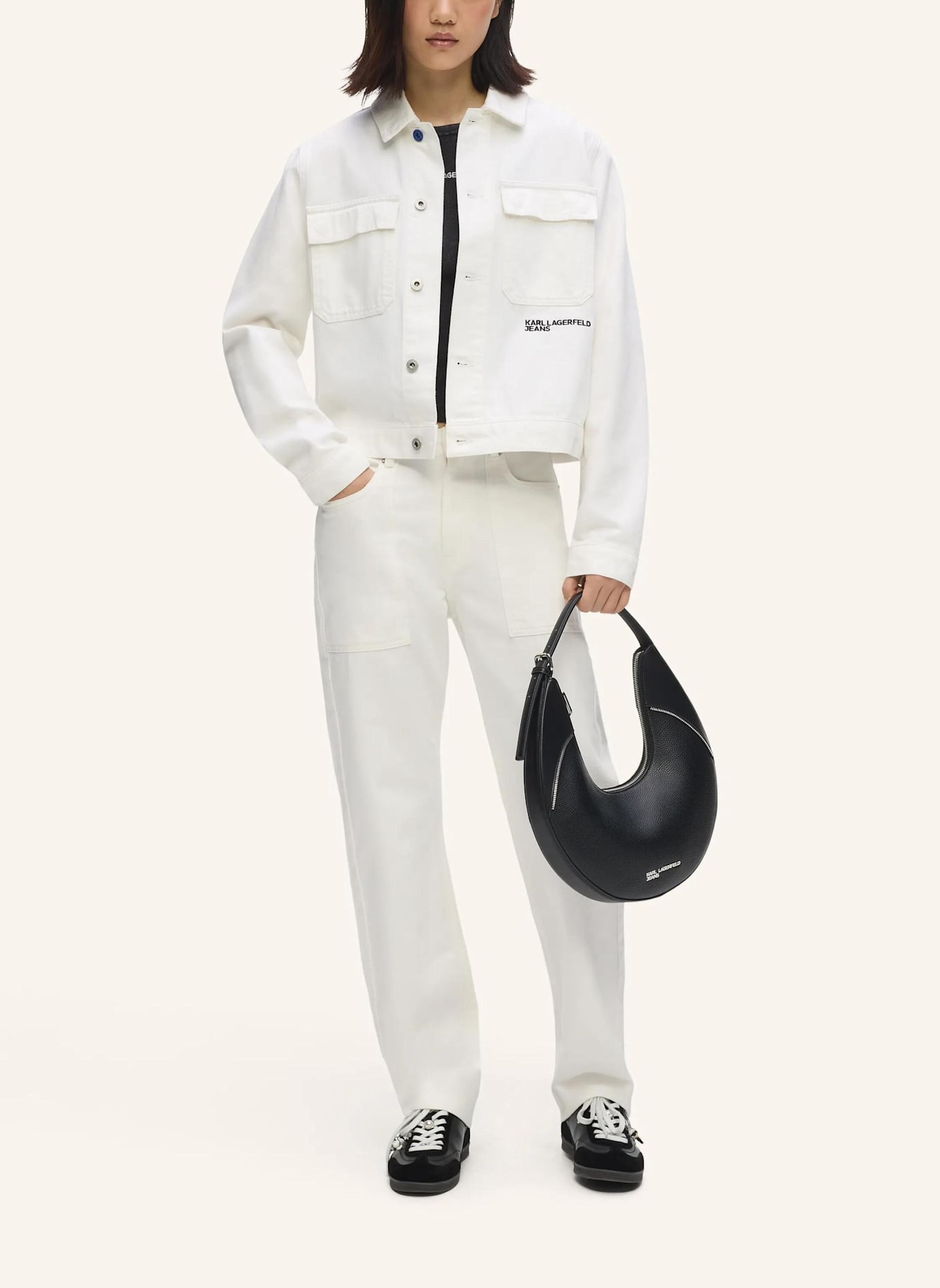 KARL LAGERFELD JEANS Jeans: WEISS