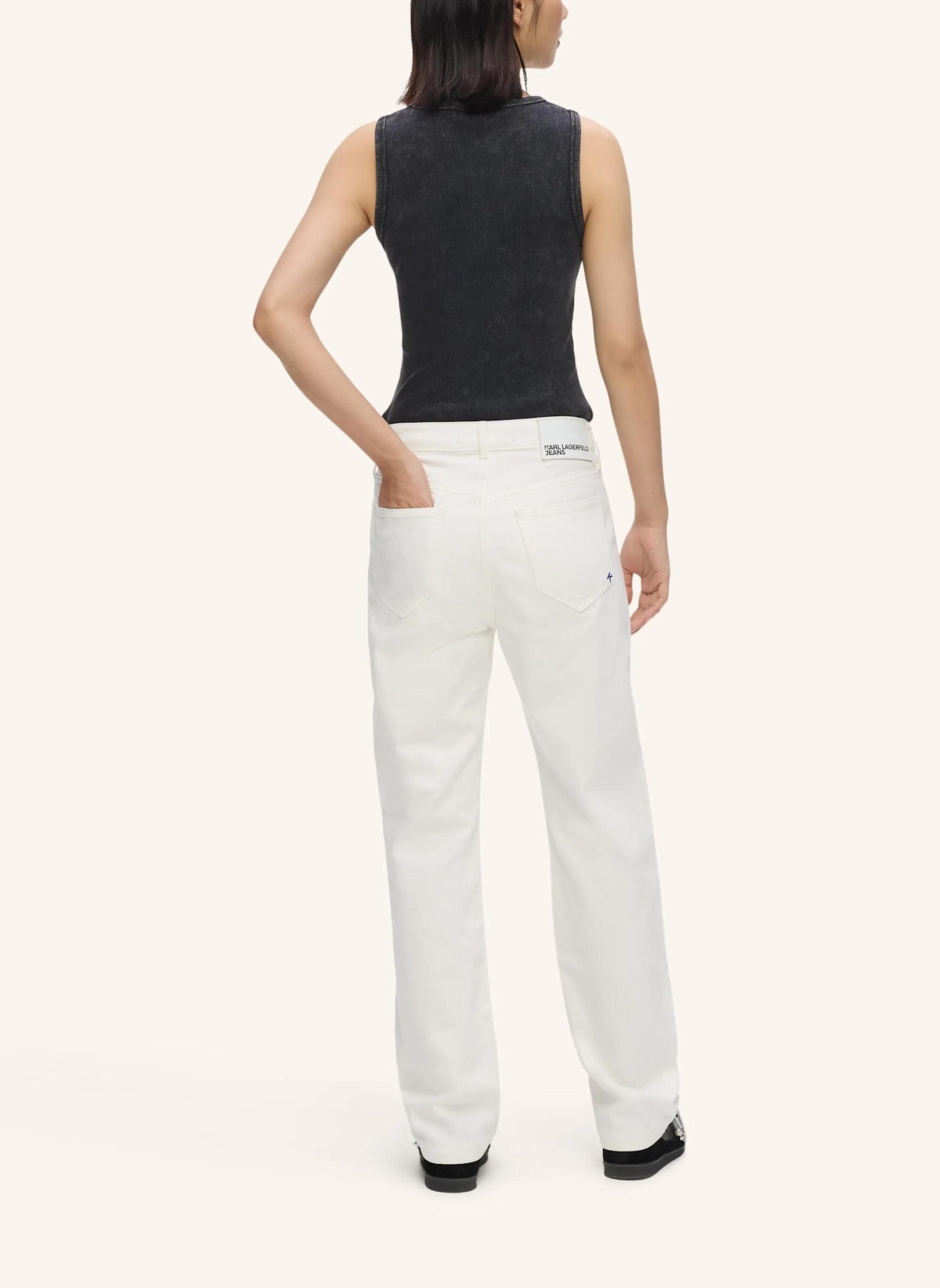 KARL LAGERFELD JEANS Jeans: WEISS