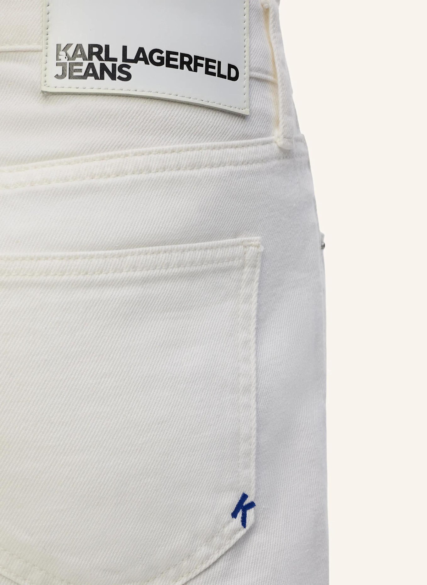 KARL LAGERFELD JEANS Jeans: WEISS