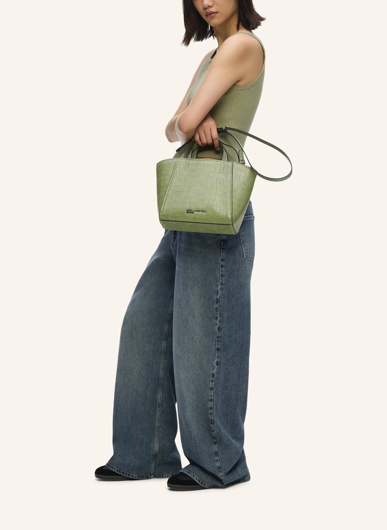 KARL LAGERFELD JEANS Handtasche: HELLGRÜN