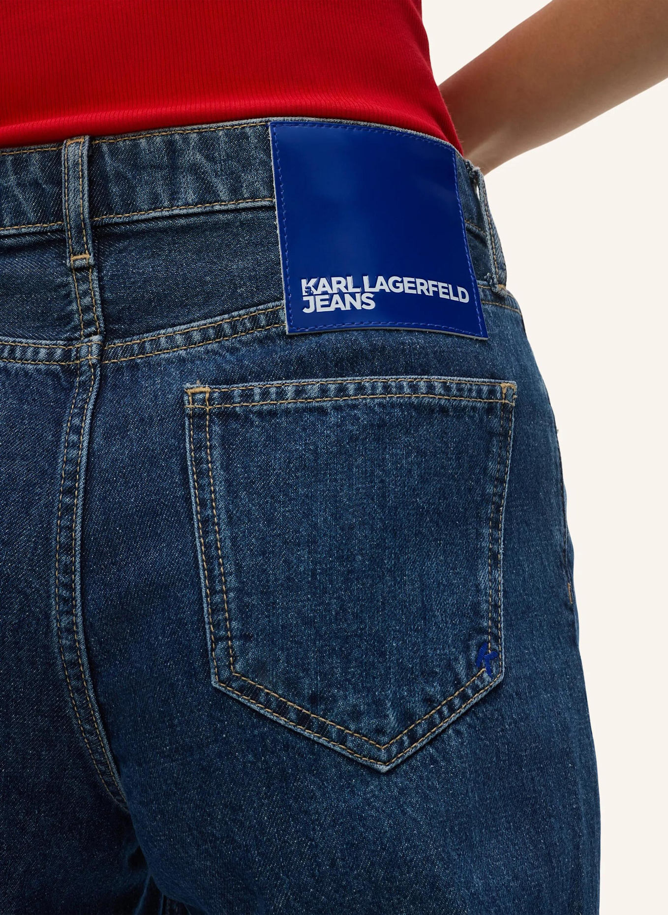 KARL LAGERFELD JEANS Jeans: DUNKELBLAU