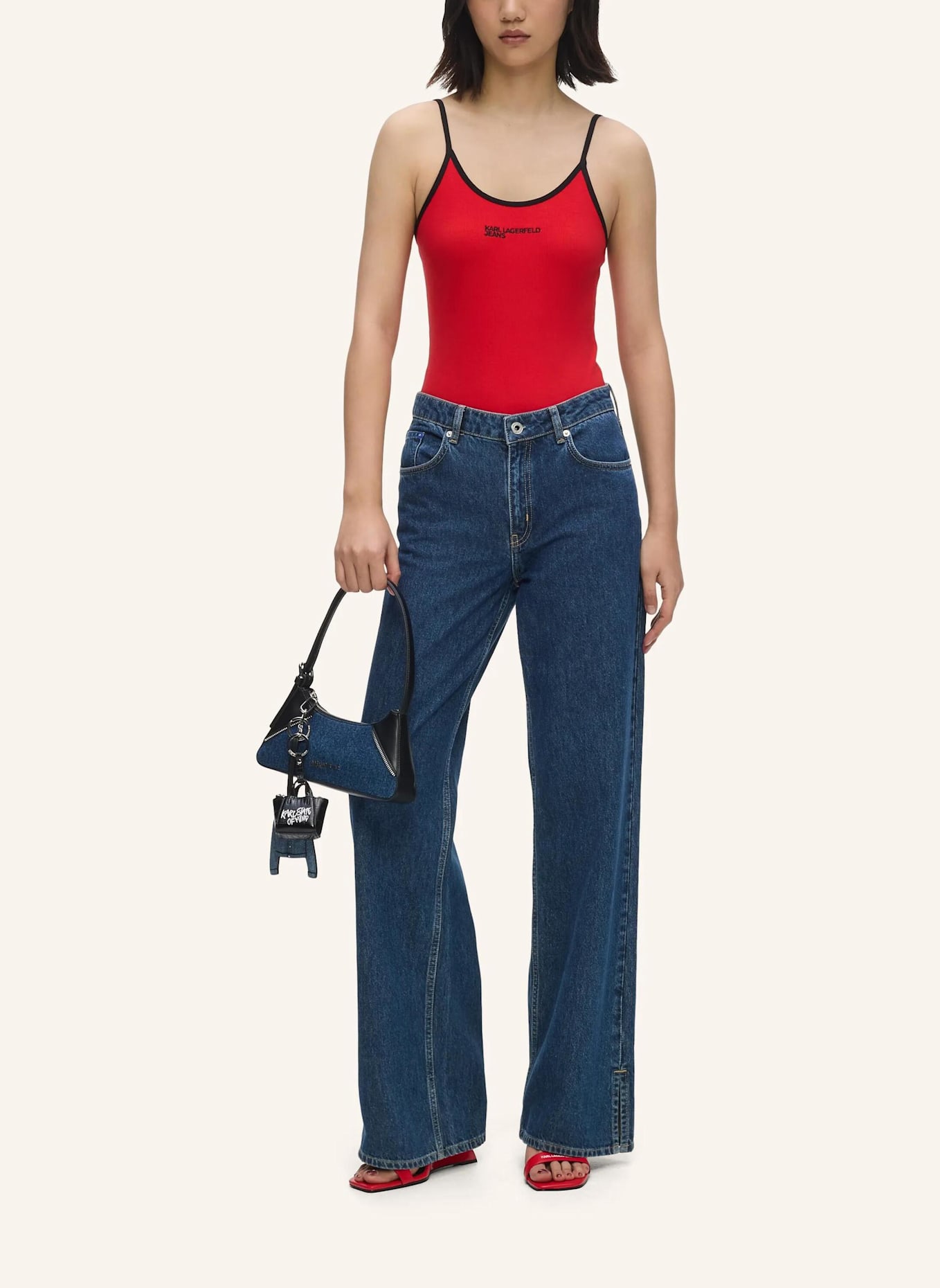 KARL LAGERFELD JEANS Jeans: DUNKELBLAU