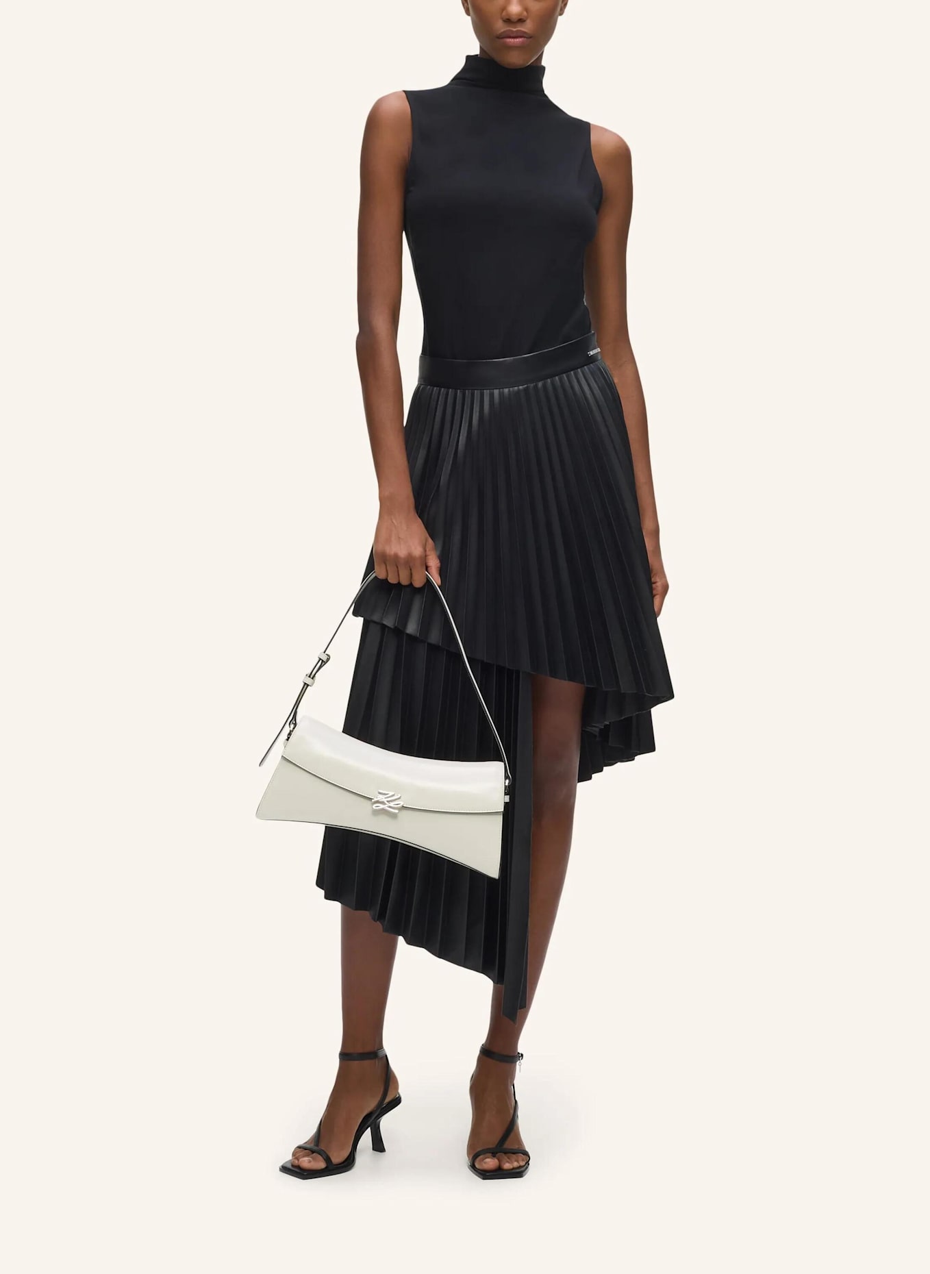 KARL LAGERFELD Schultertasche: WEISS