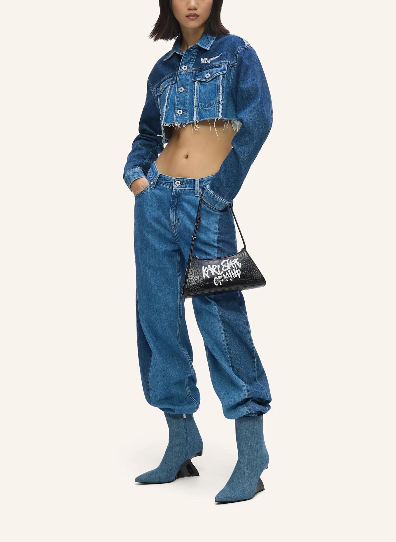 KARL LAGERFELD JEANS Schultertasche: SCHWARZ