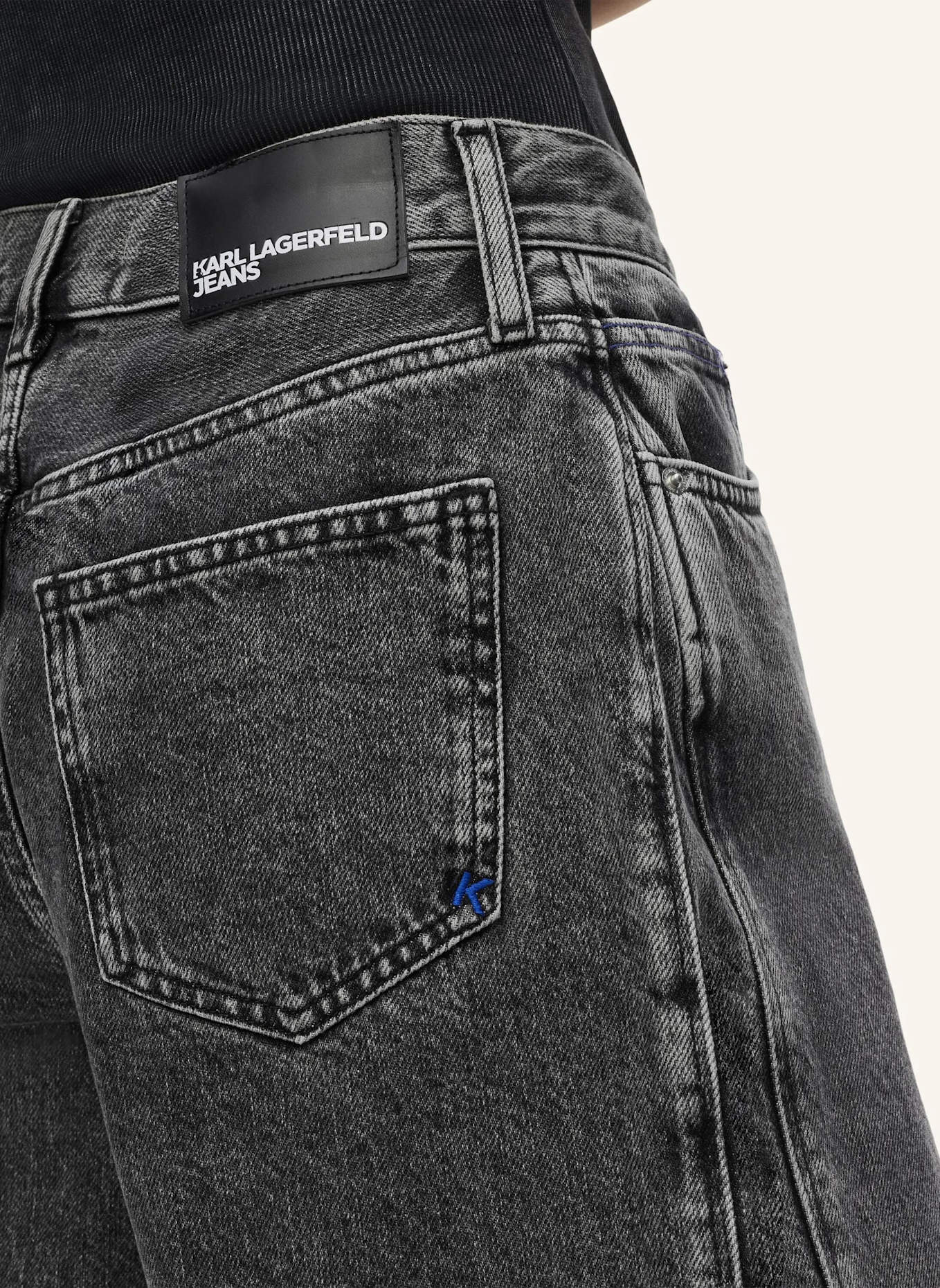 KARL LAGERFELD JEANS Jeans: DUNKELGRAU