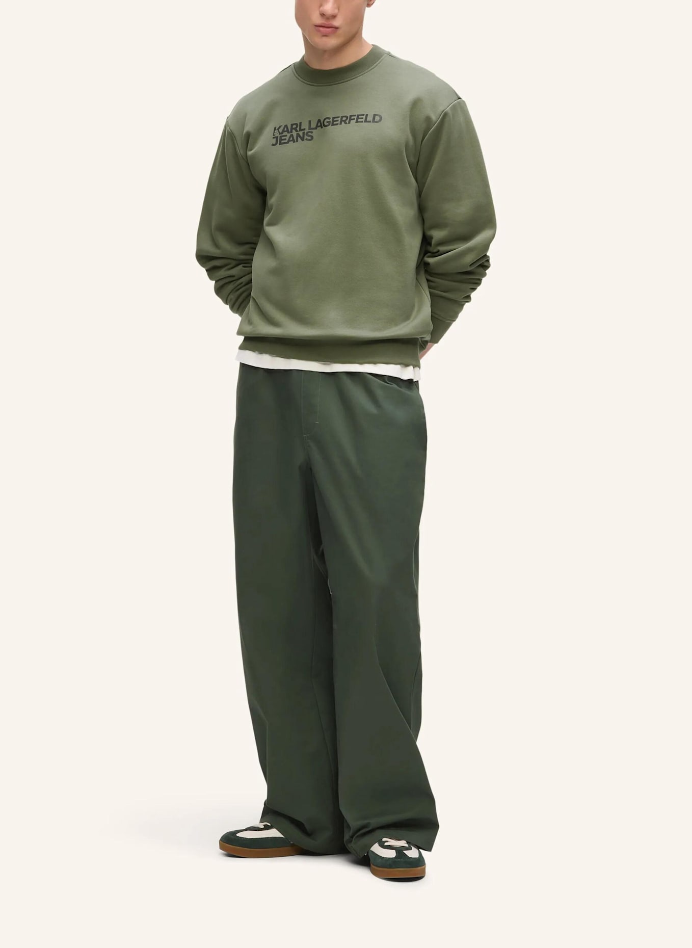 KARL LAGERFELD JEANS Sweatshirt: KHAKI