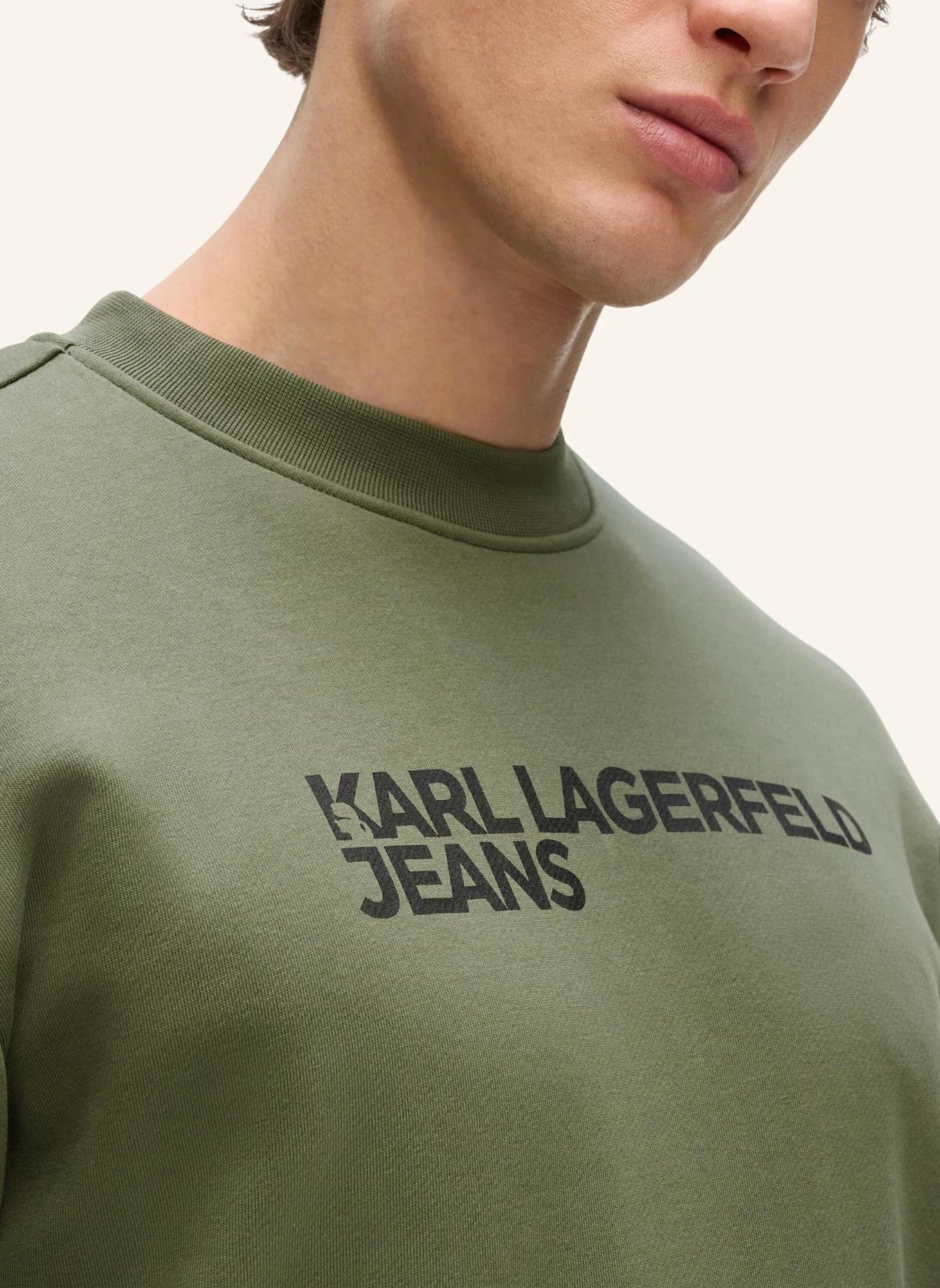 KARL LAGERFELD JEANS Sweatshirt: KHAKI