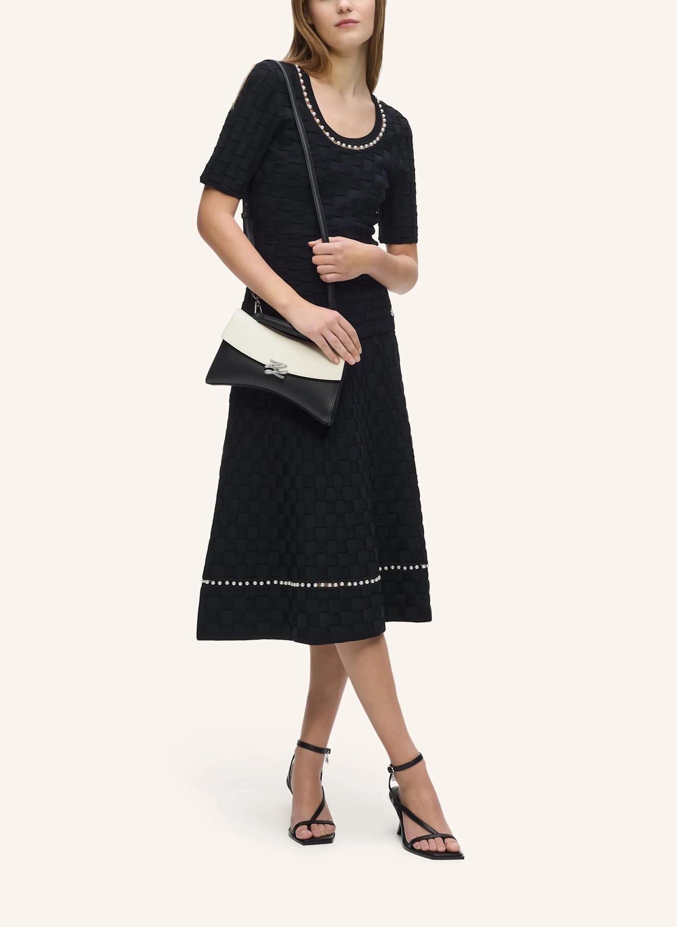 KARL LAGERFELD Umhängetasche: SCHWARZ