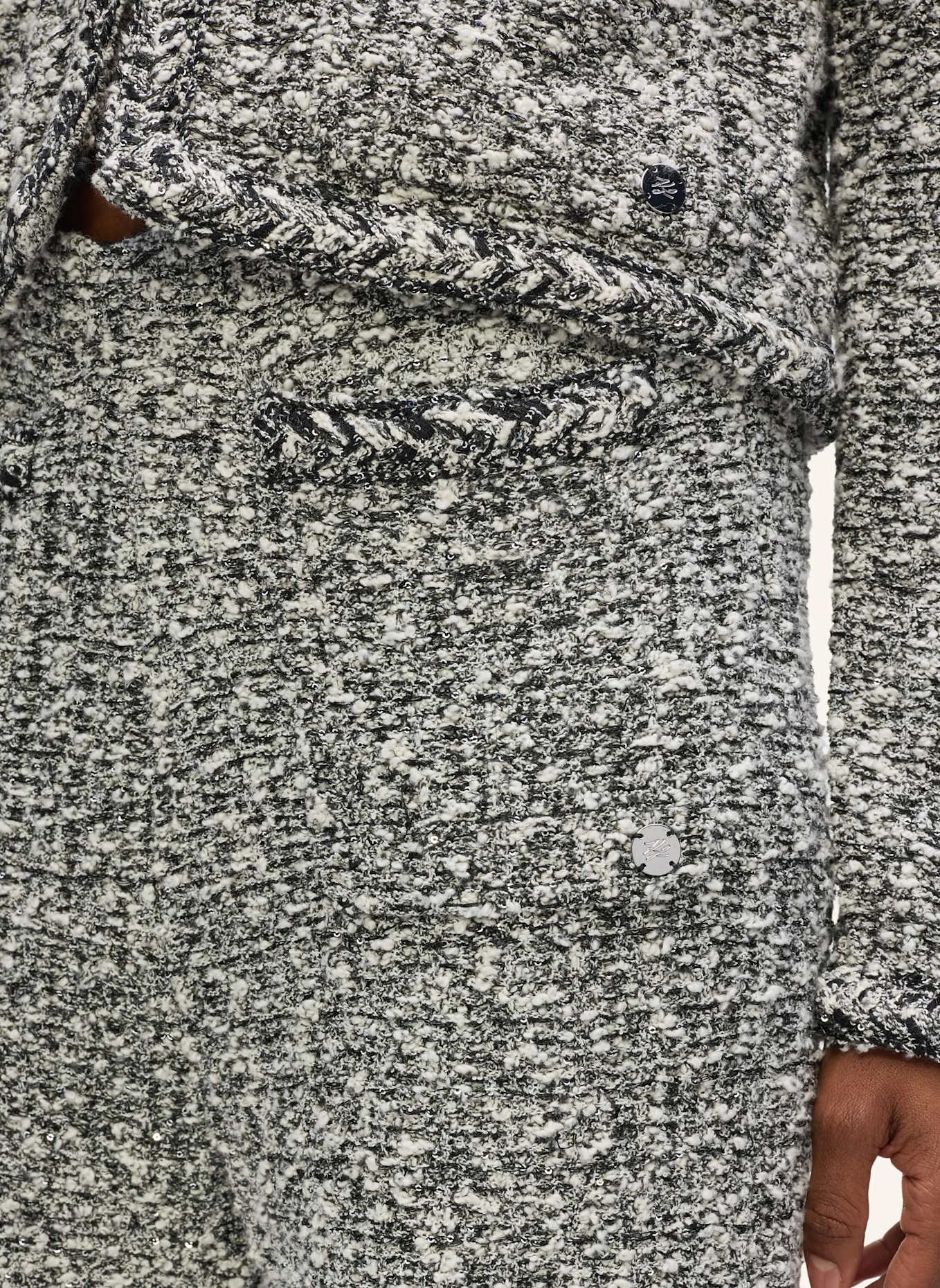 KARL LAGERFELD Hose: SCHWARZ