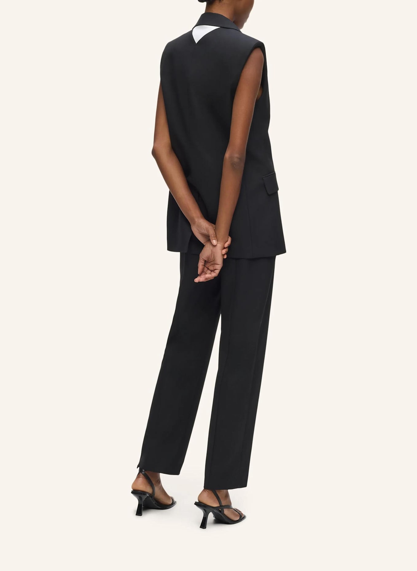 KARL LAGERFELD Hose: SCHWARZ