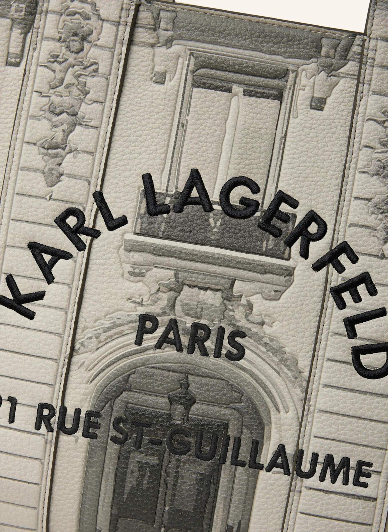 KARL LAGERFELD Handtasche: SCHWARZ