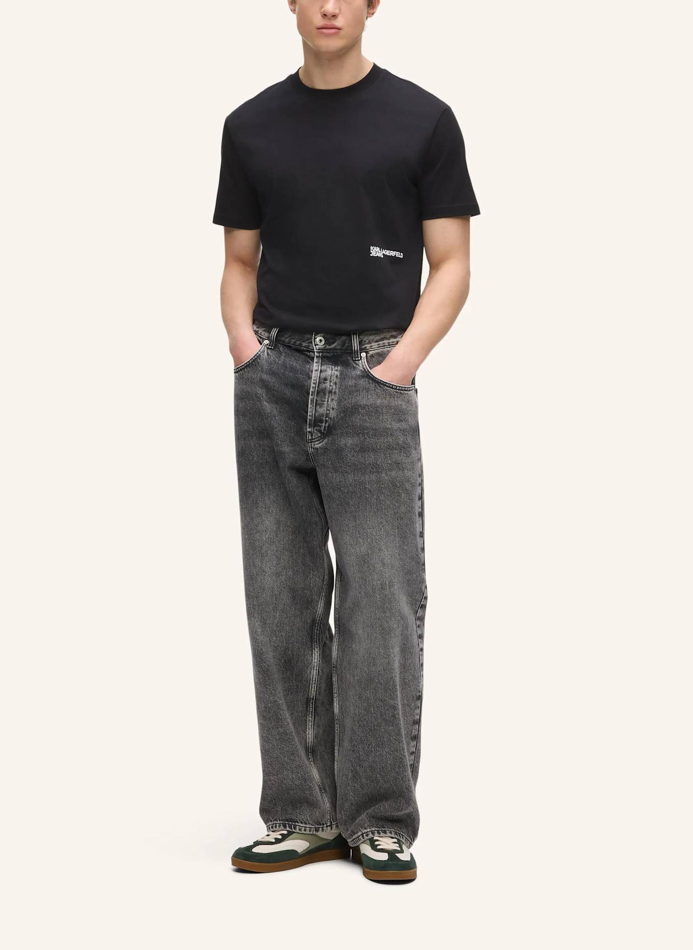 KARL LAGERFELD JEANS Jeans: DUNKELGRAU