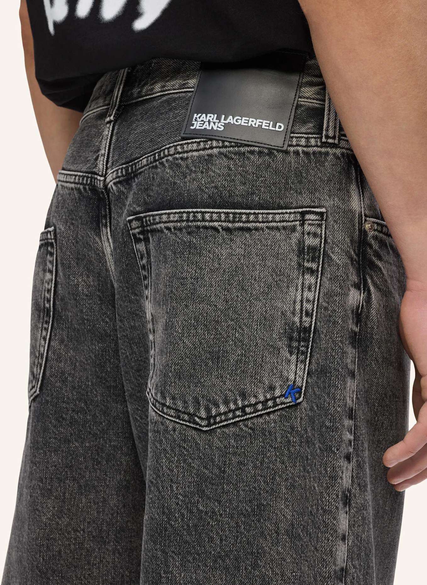 KARL LAGERFELD JEANS Jeans: DUNKELGRAU