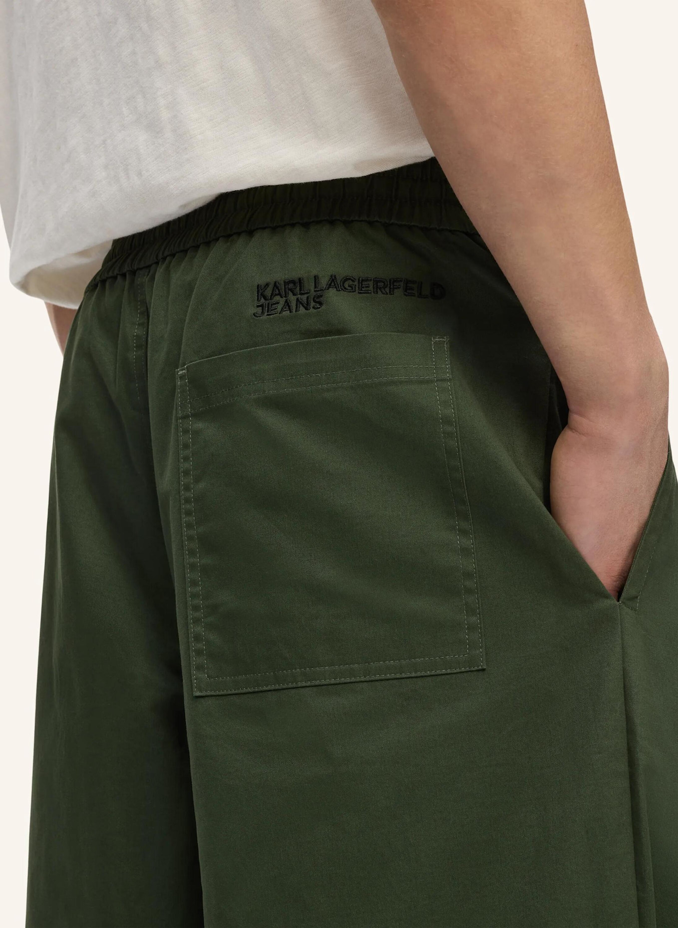 KARL LAGERFELD JEANS Hose: KHAKI