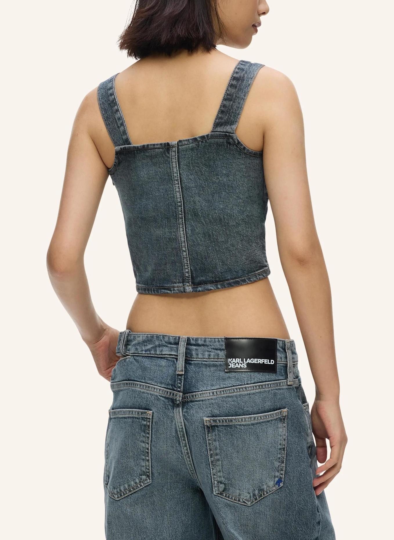 KARL LAGERFELD JEANS Bluse: HELLBLAU