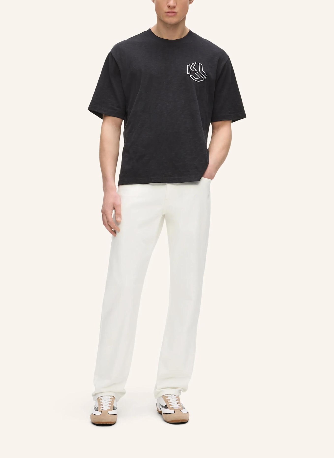 KARL LAGERFELD JEANS Jeans: WEISS