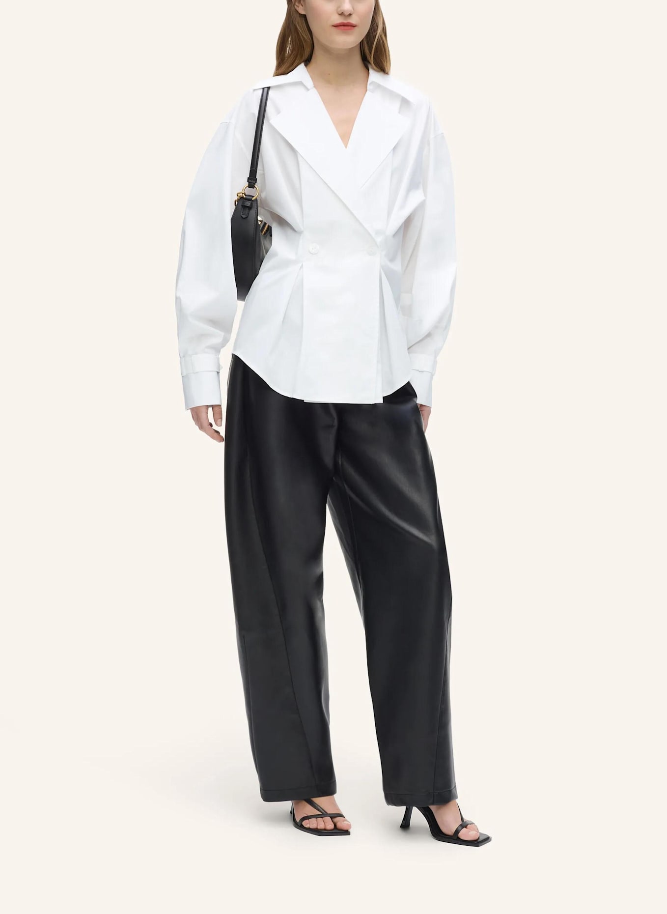 KARL LAGERFELD Bluse: WEISS