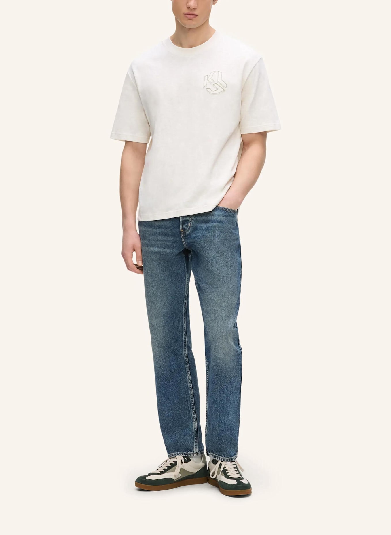 KARL LAGERFELD JEANS Jeans: DUNKELBLAU