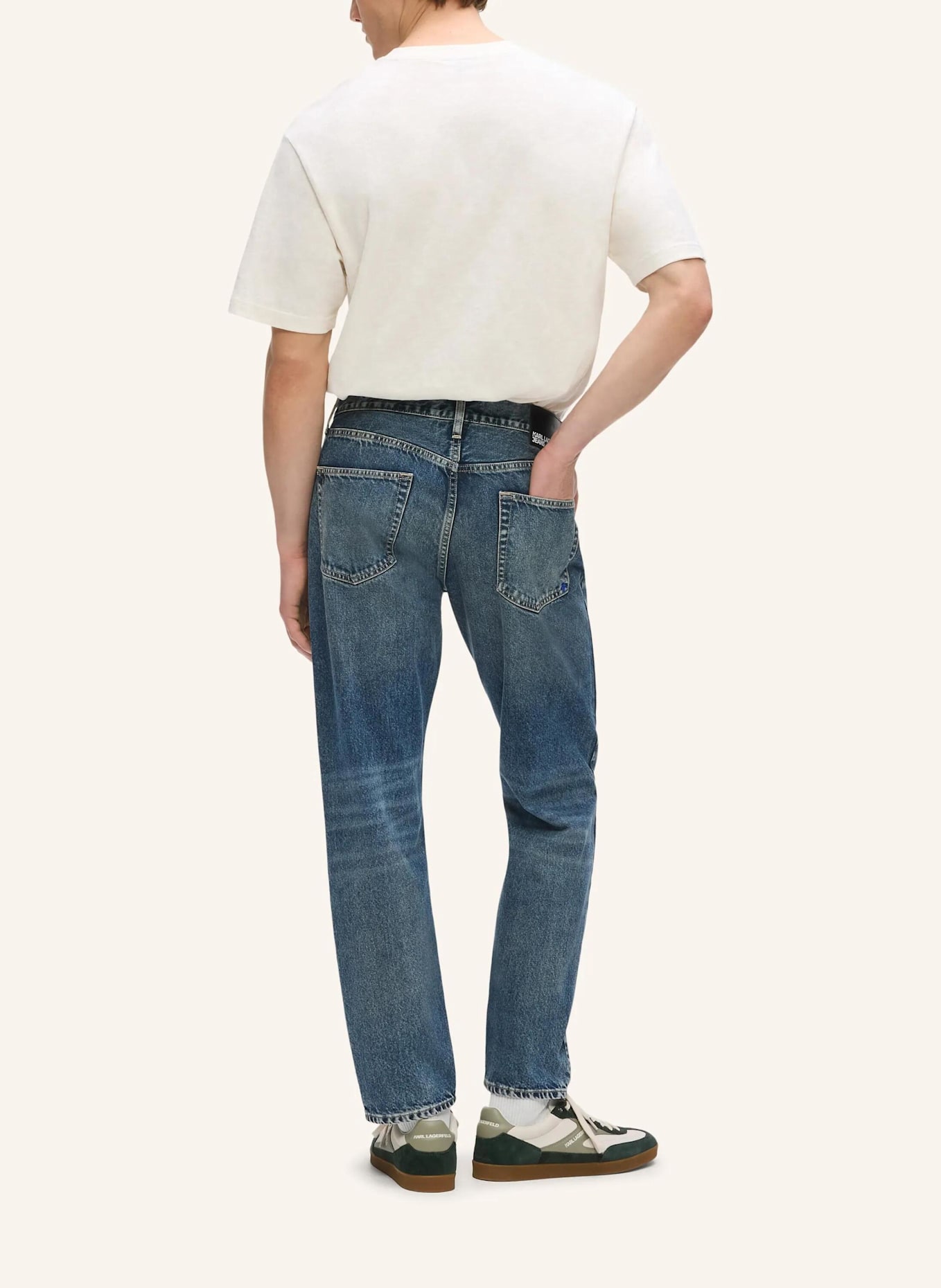 KARL LAGERFELD JEANS Jeans: DUNKELBLAU