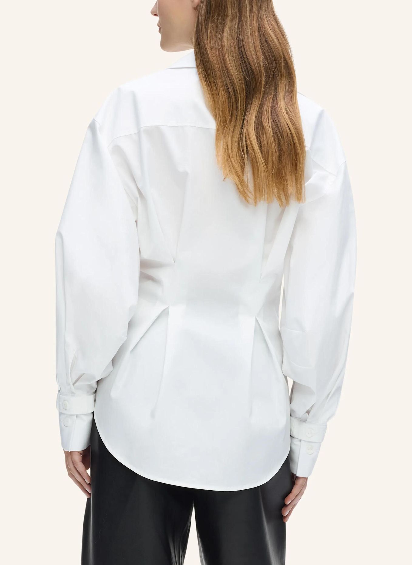 KARL LAGERFELD Bluse: WEISS