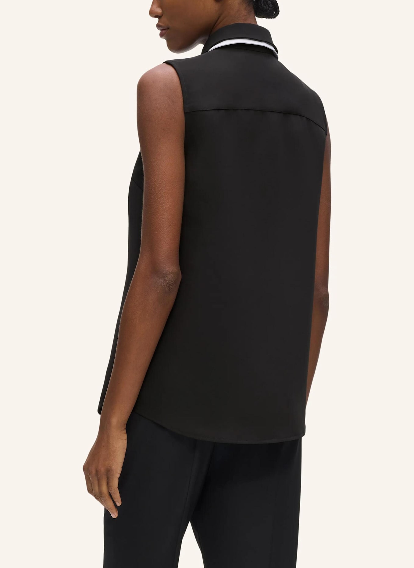 KARL LAGERFELD Bluse: SCHWARZ