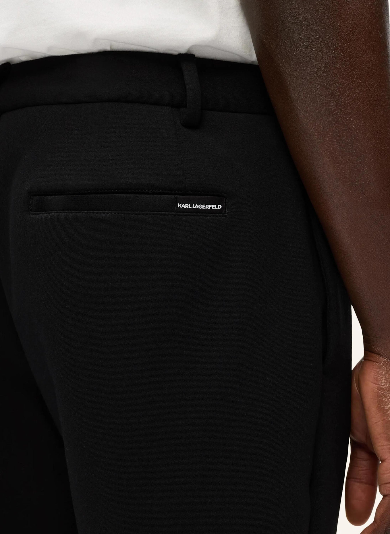 KARL LAGERFELD Hose: SCHWARZ