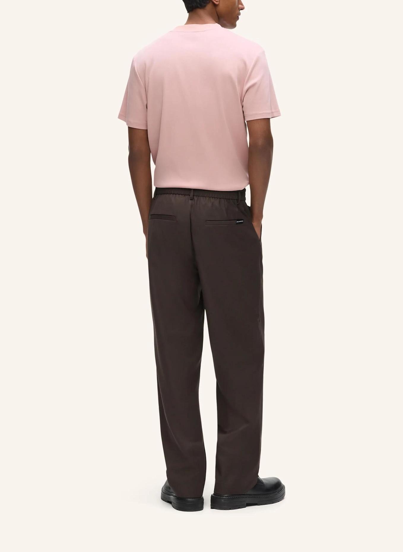 KARL LAGERFELD Hose: DUNKELBRAUN
