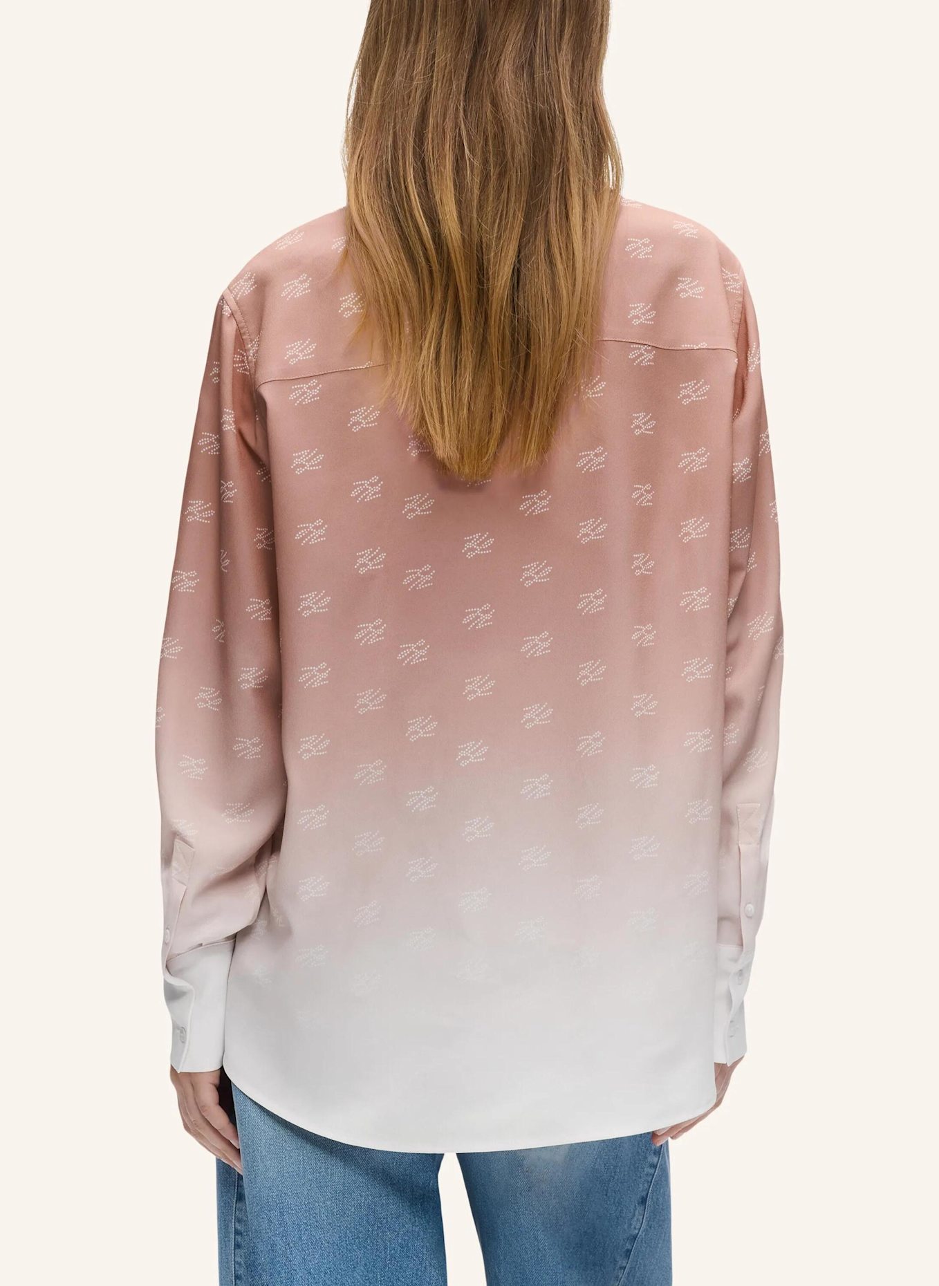 KARL LAGERFELD Bluse: PINK