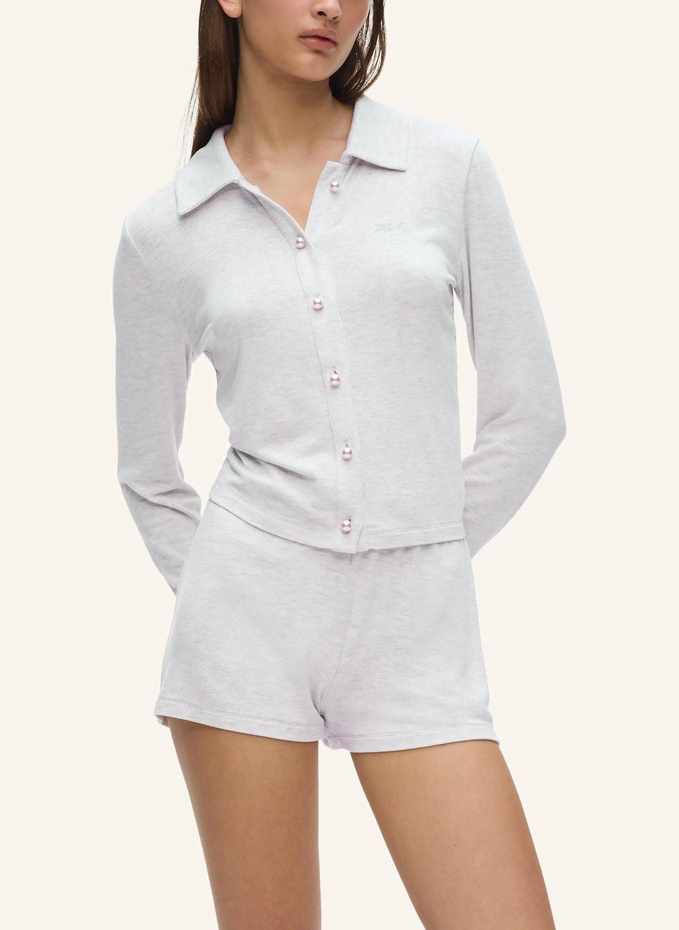 KARL LAGERFELD Top: GRAU