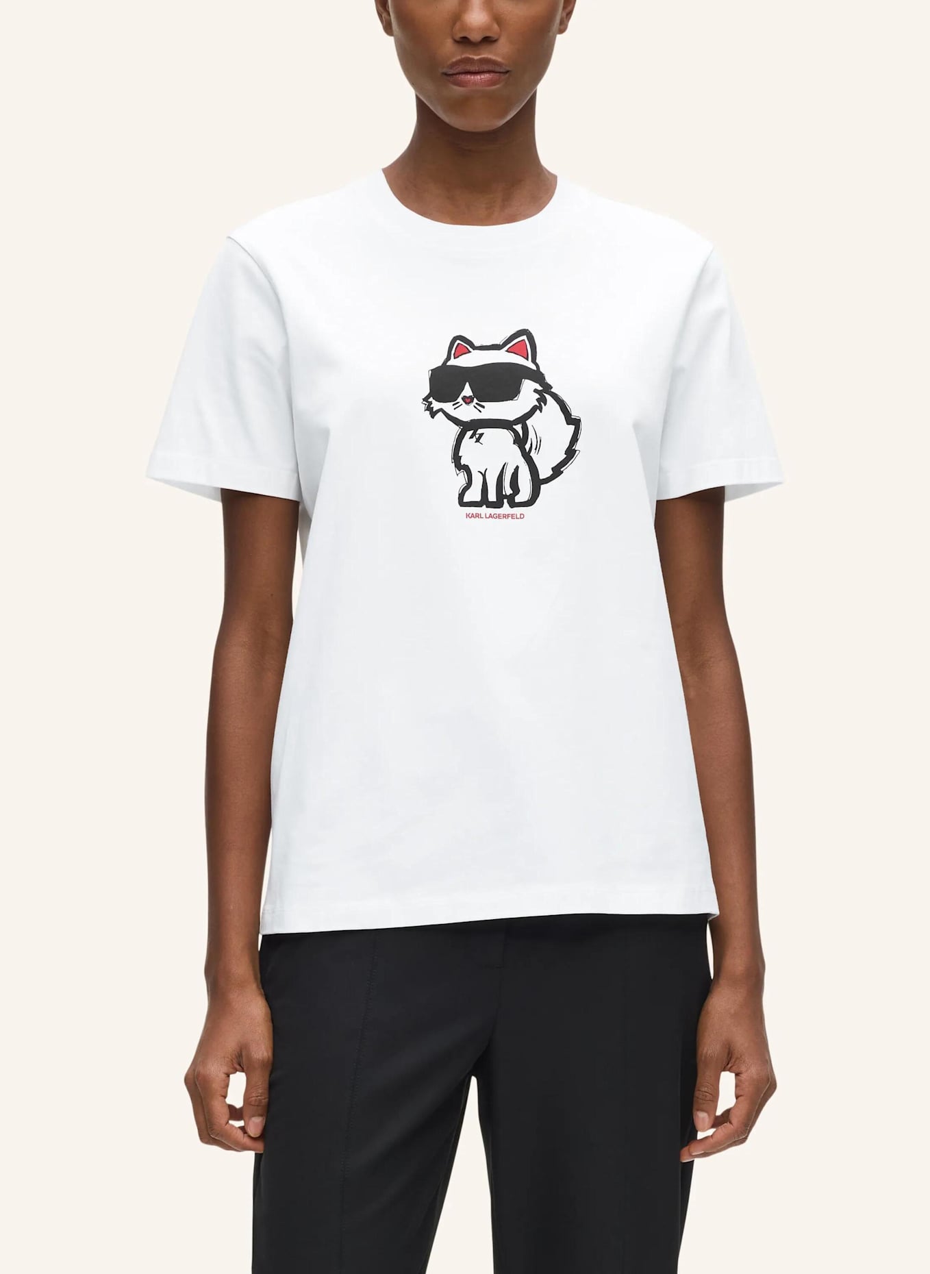 KARL LAGERFELD T-shirt: WEISS