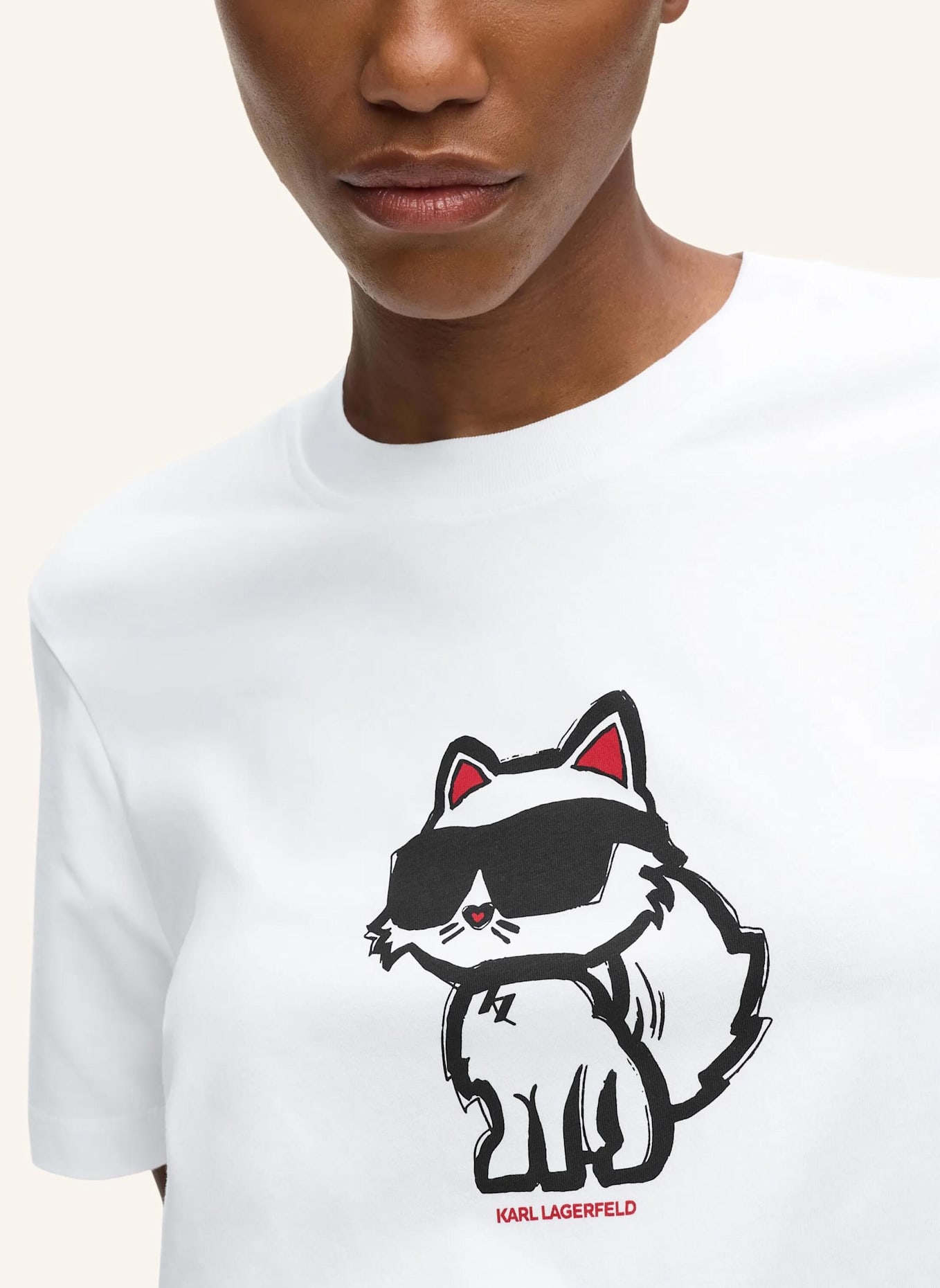 KARL LAGERFELD T-shirt: WEISS