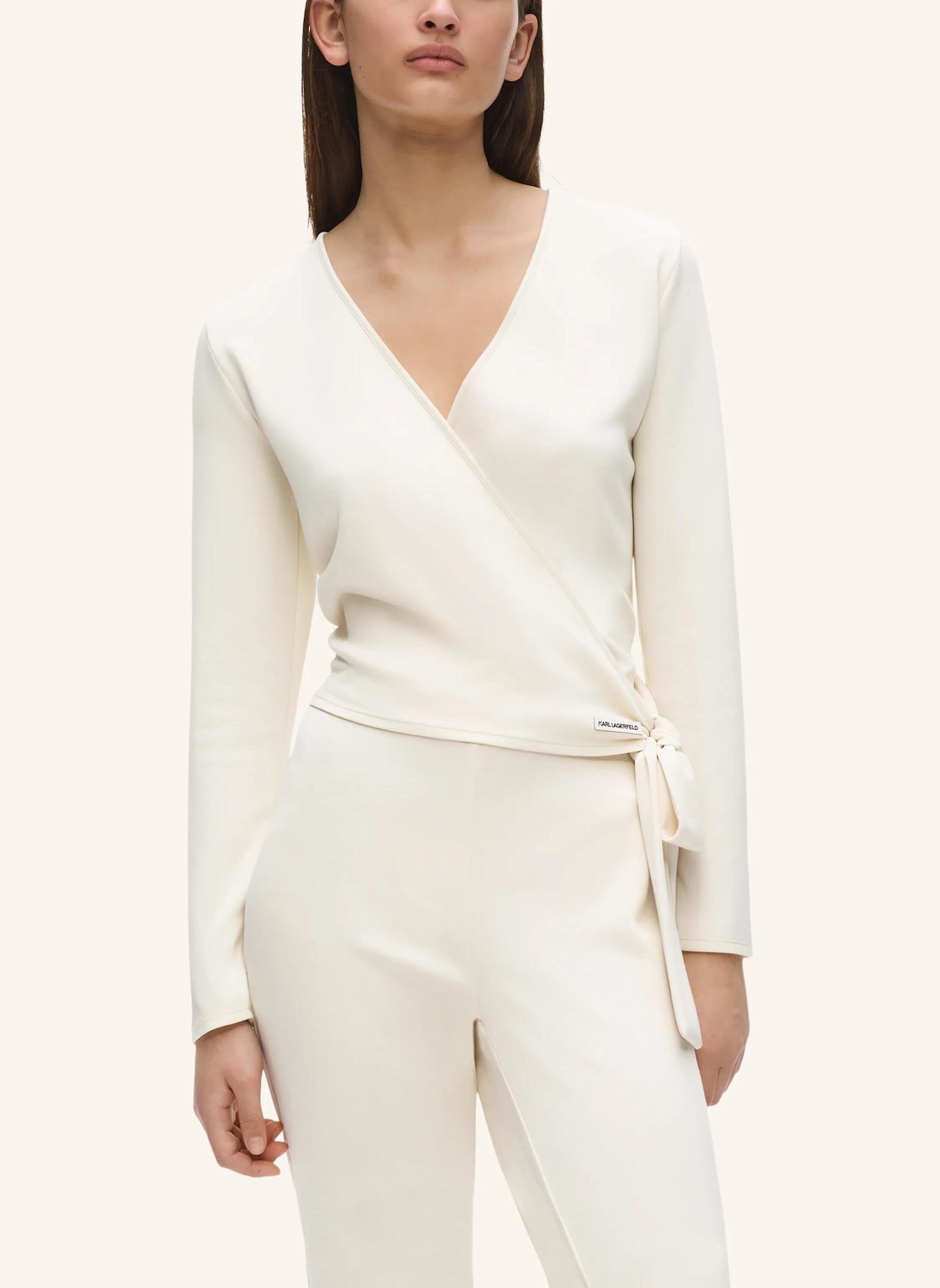 KARL LAGERFELD Top: BEIGE